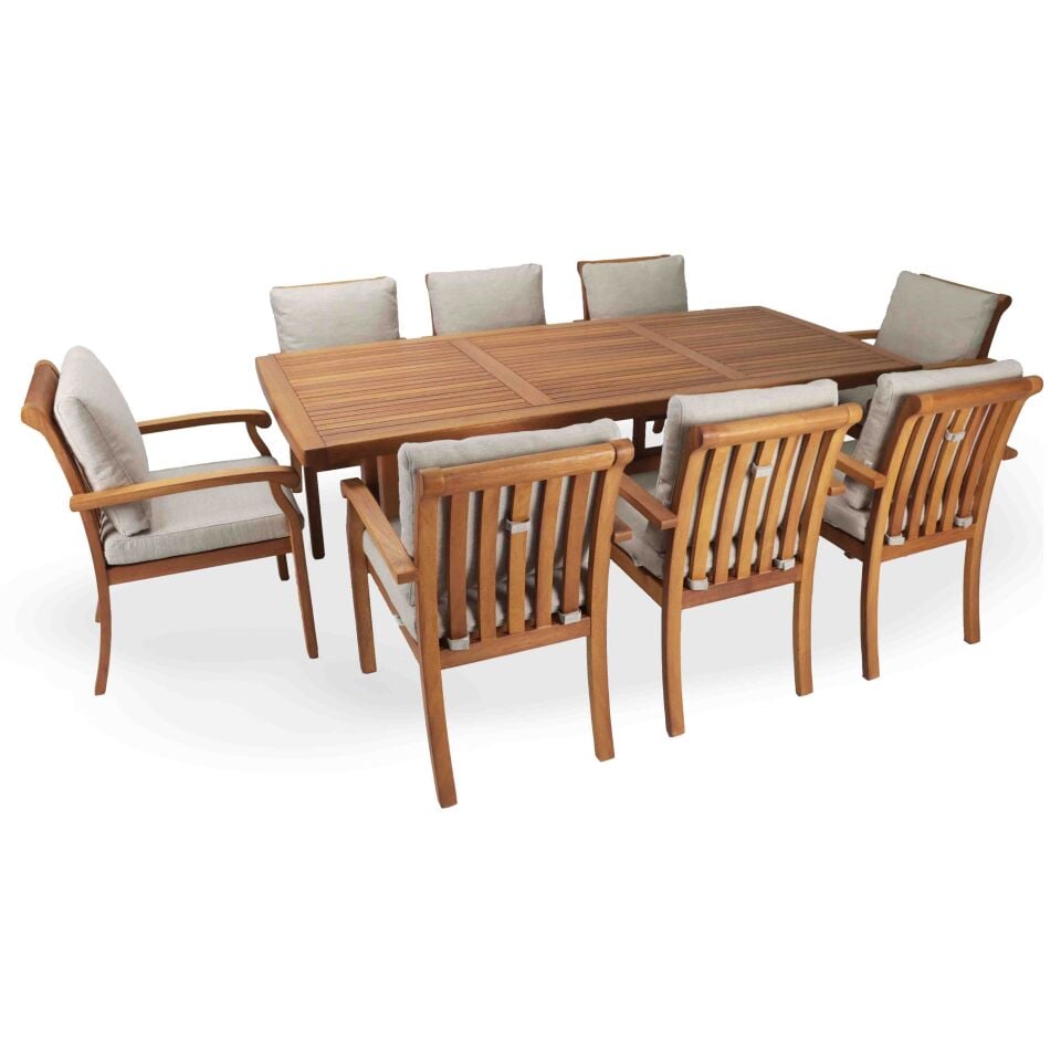 İroko Royal Masa Sandalye Seti