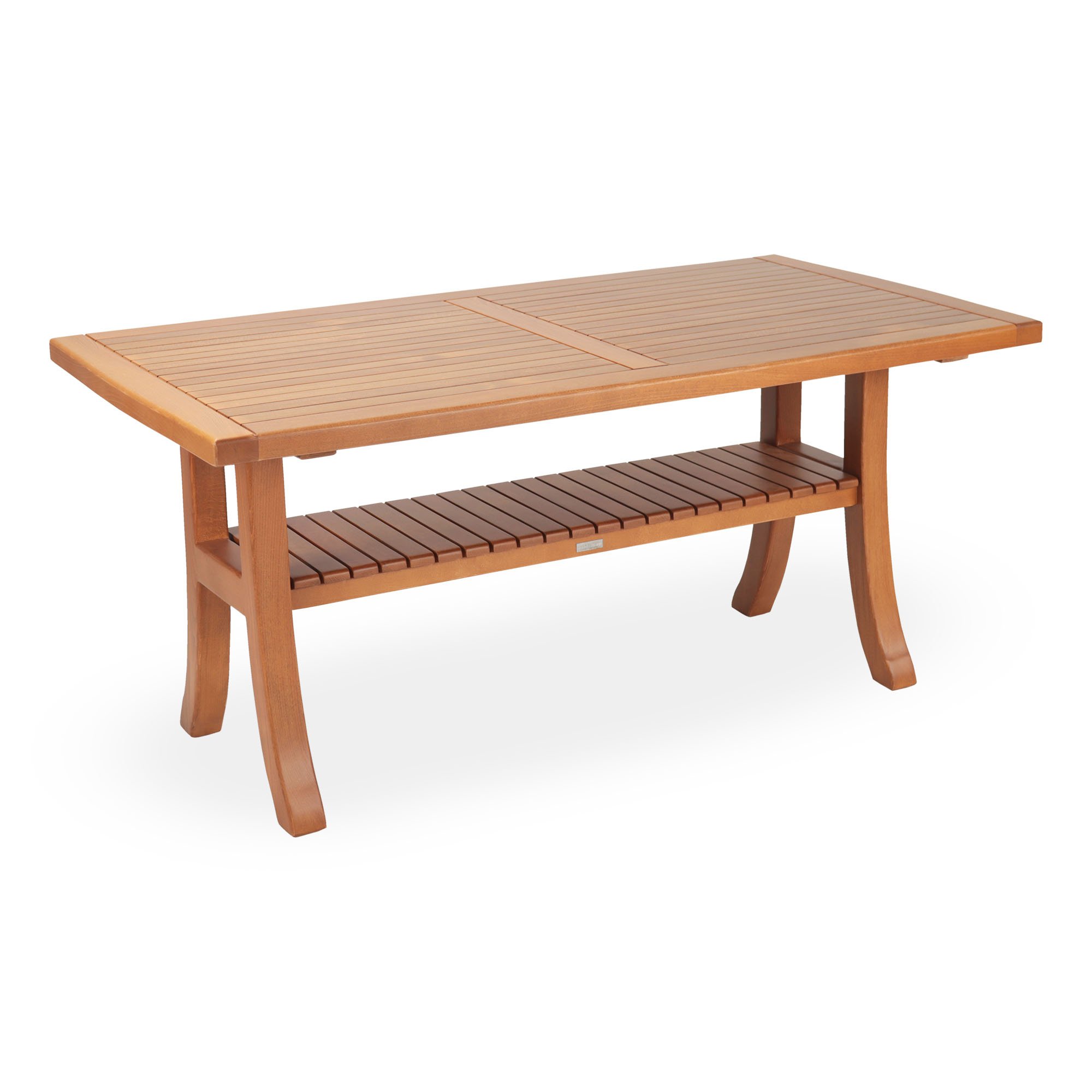 Royal Raflı Alçak Masa - Bal Rengi