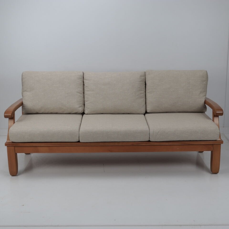 Royal Balkon Bahçe Üçlü Koltuk - Bal Rengi