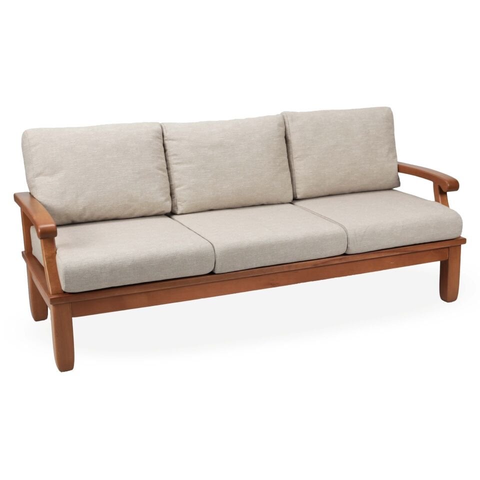 Royal Balkon Bahçe Üçlü Koltuk - Bal Rengi