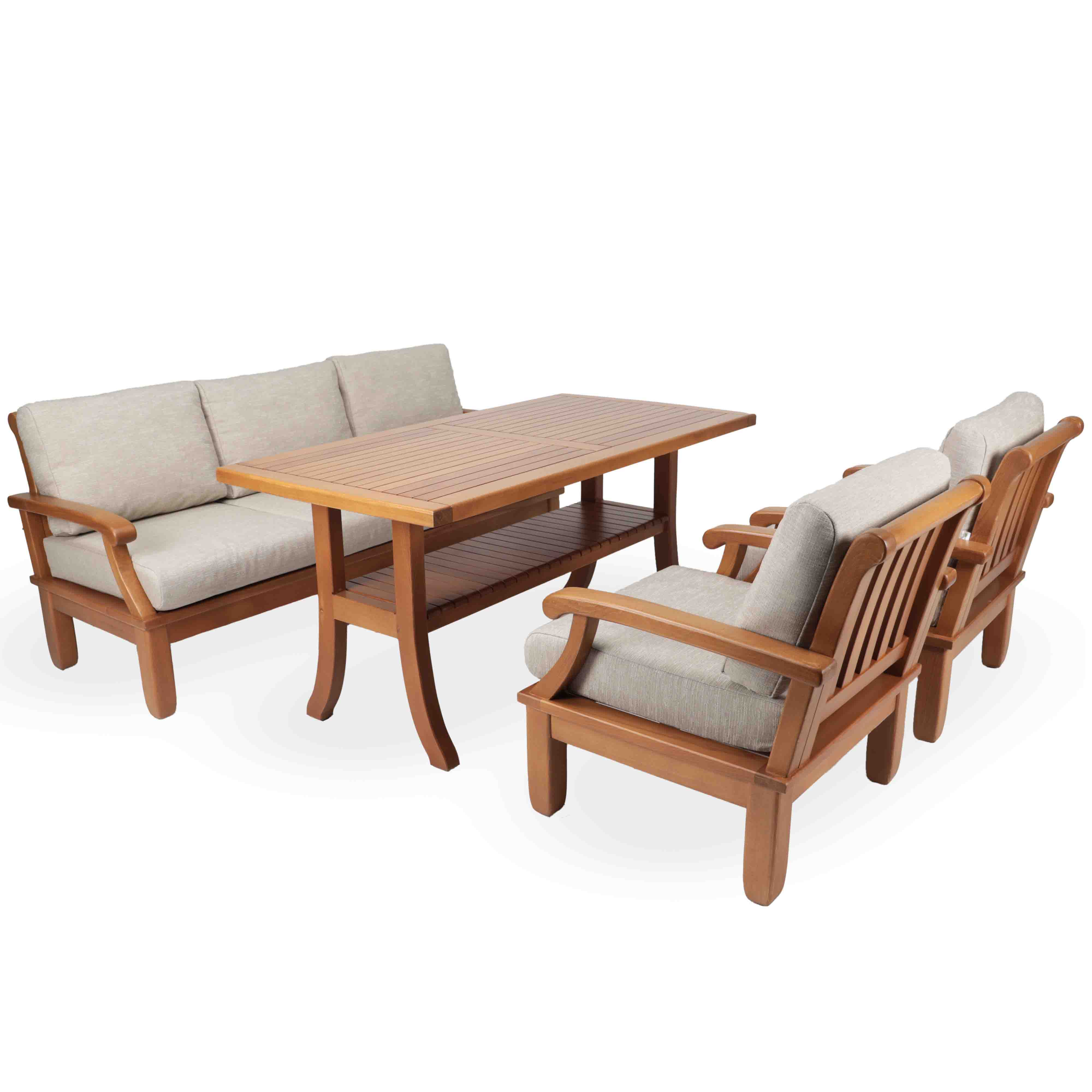 Royal Balkon Bahçe Oturma Grubu - Bal Rengi