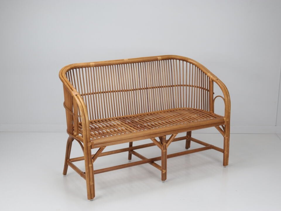 Beyrut Balkon Bahçe İkili Koltuk - Bal Rengi