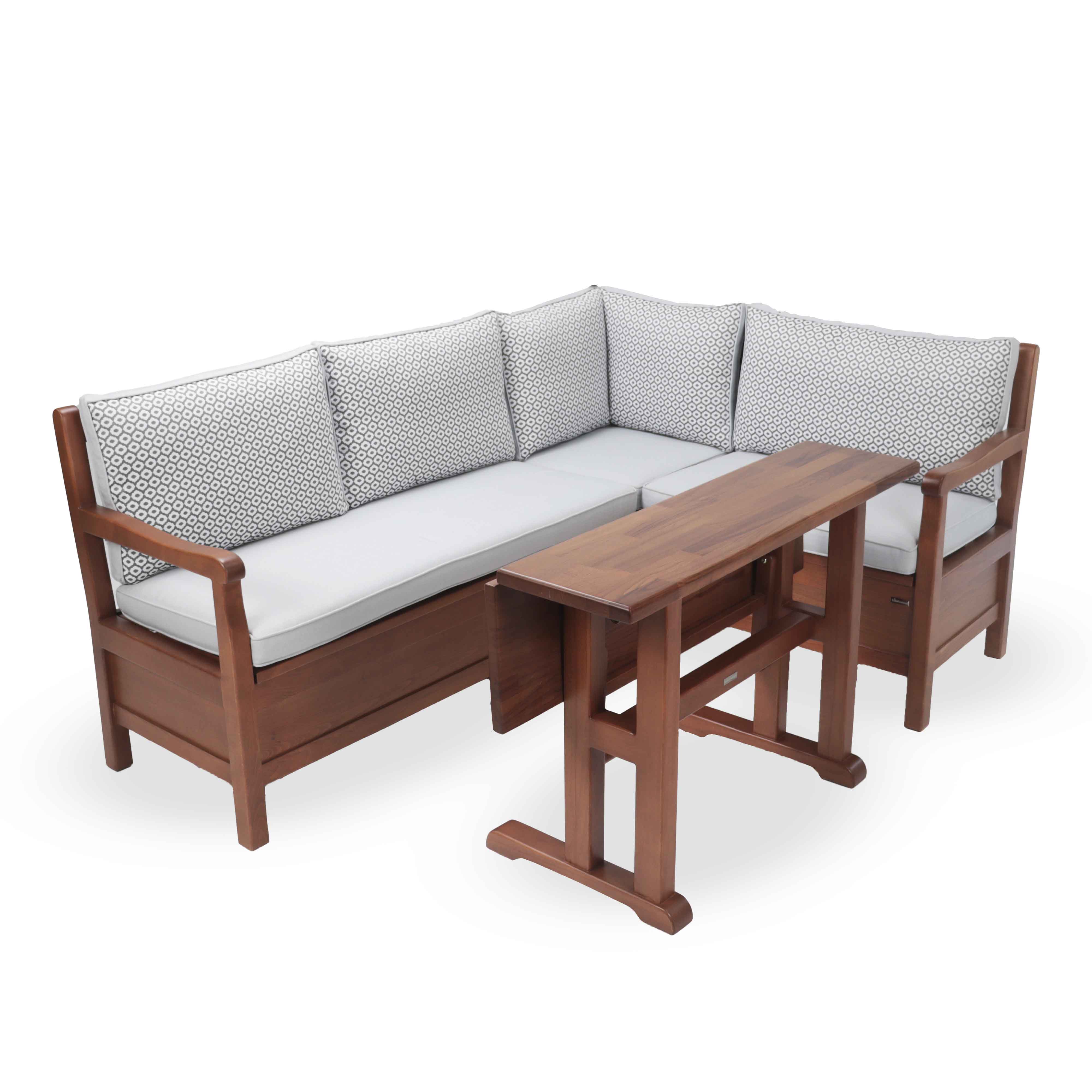 Sandıklı Köşe Balkon Bahçe Oturma Grubu 3. Set