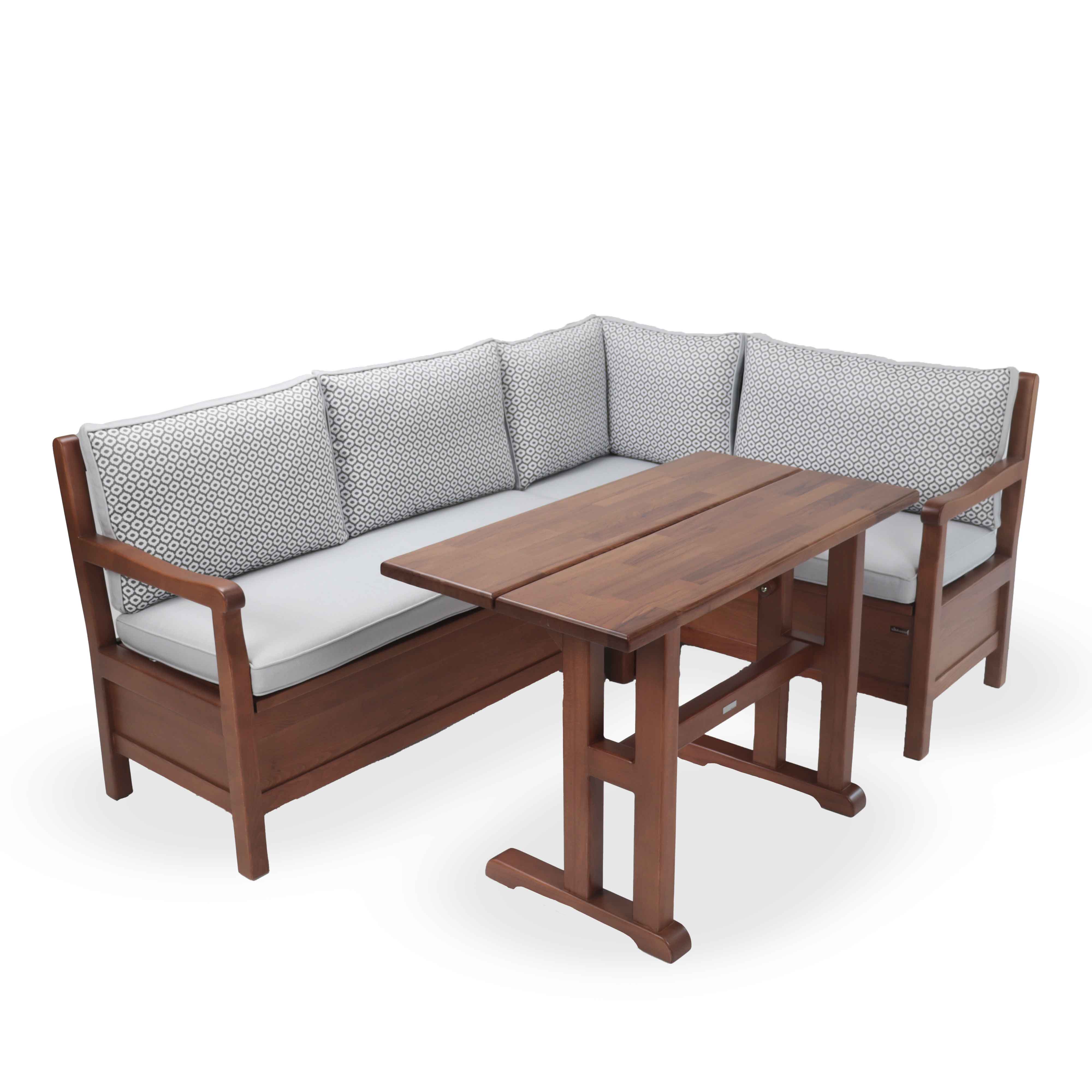 Sandıklı Köşe Balkon Bahçe Oturma Grubu 3. Set