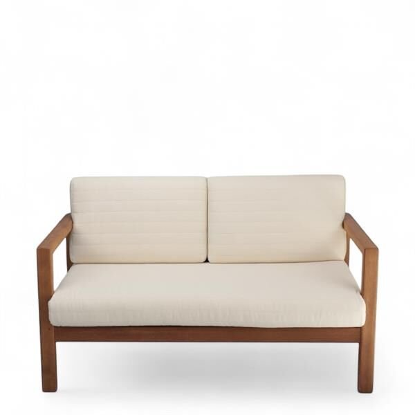 İroko Mozambik Balkon Bahçe İkili Koltuk