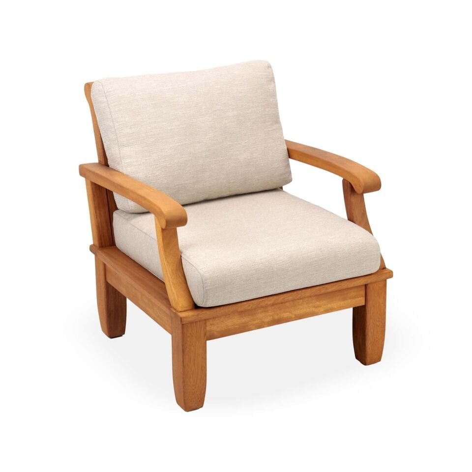 İroko Royal Balkon Bahçe Tekli Koltuk