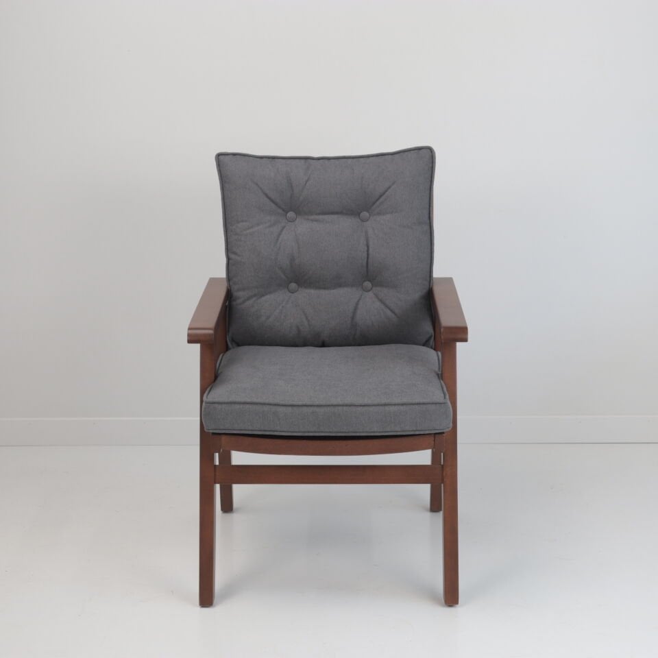 Mola Sandalye - Koyu Ceviz Rengi