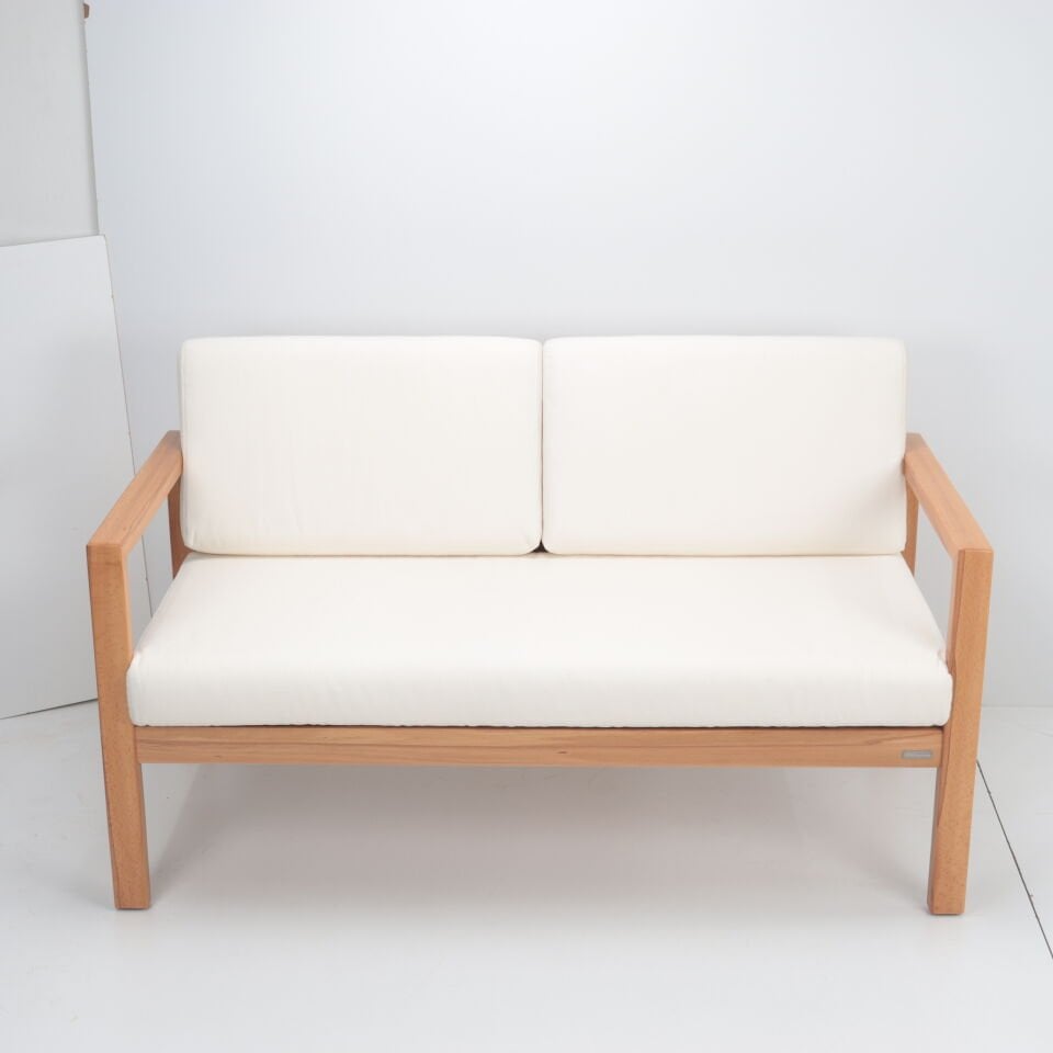 Mozambik Balkon Bahçe İkili Koltuk - Natürel