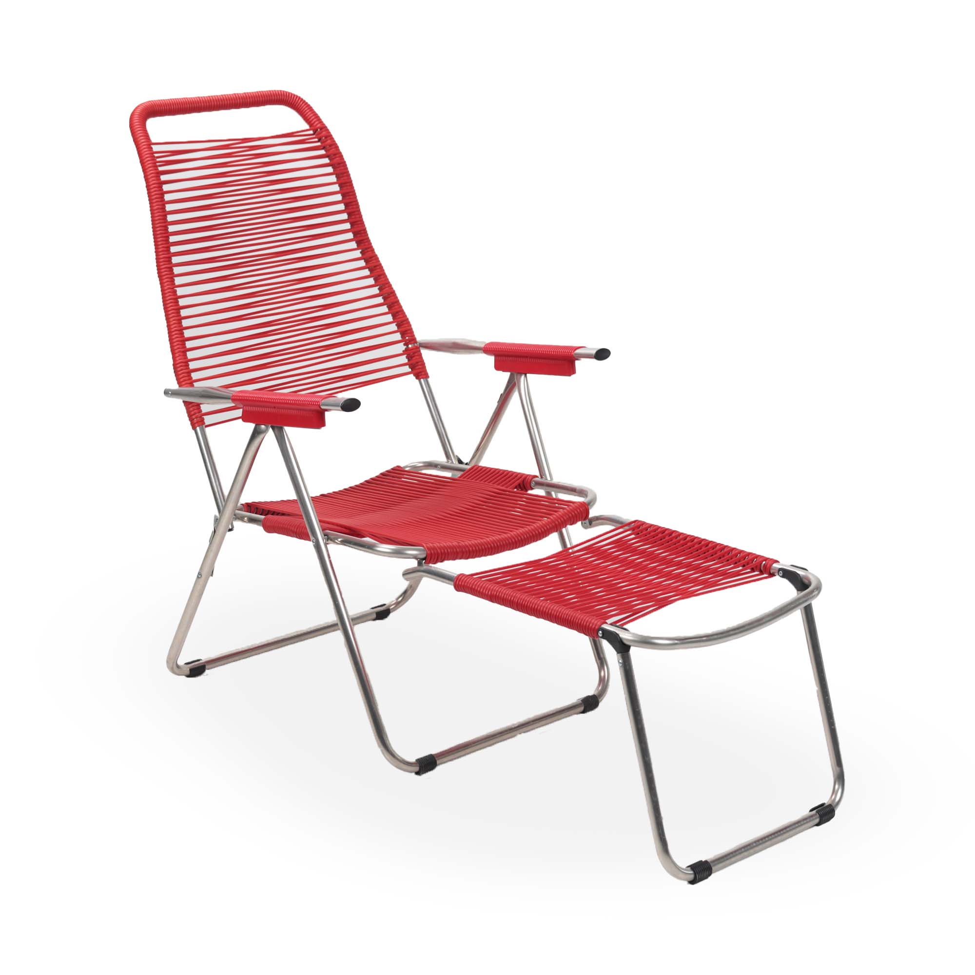 Spaghetti Sandalye Şezlong - Red
