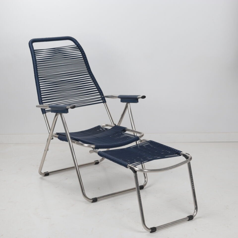Spaghetti Sandalye Şezlong - Navy