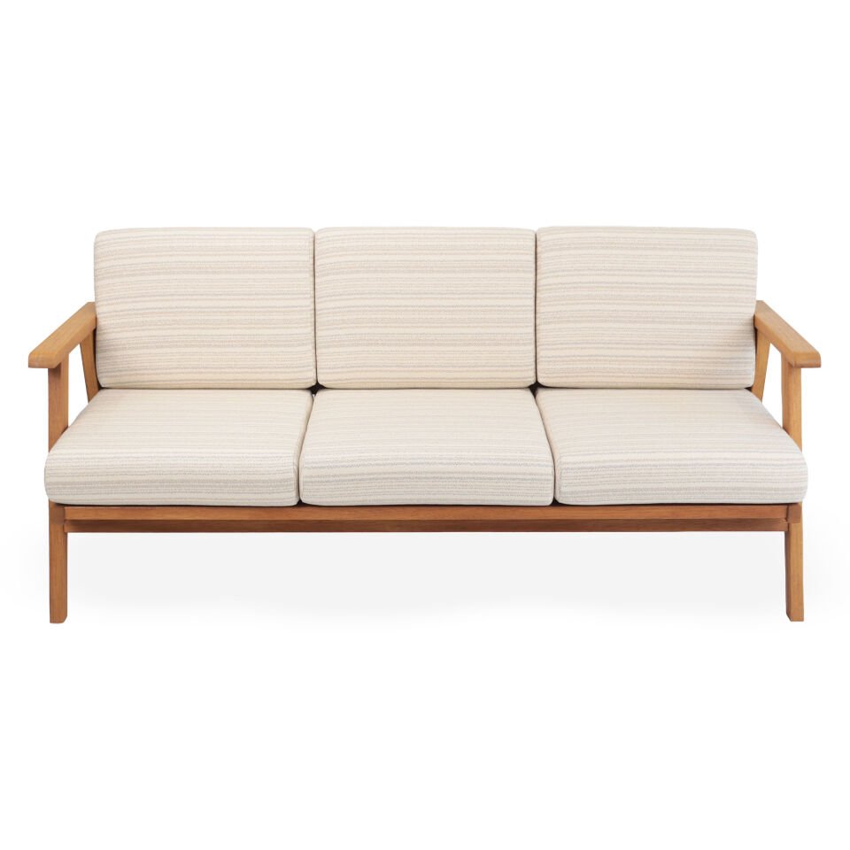 İroko Mola Balkon Bahçe Üçlü Koltuk