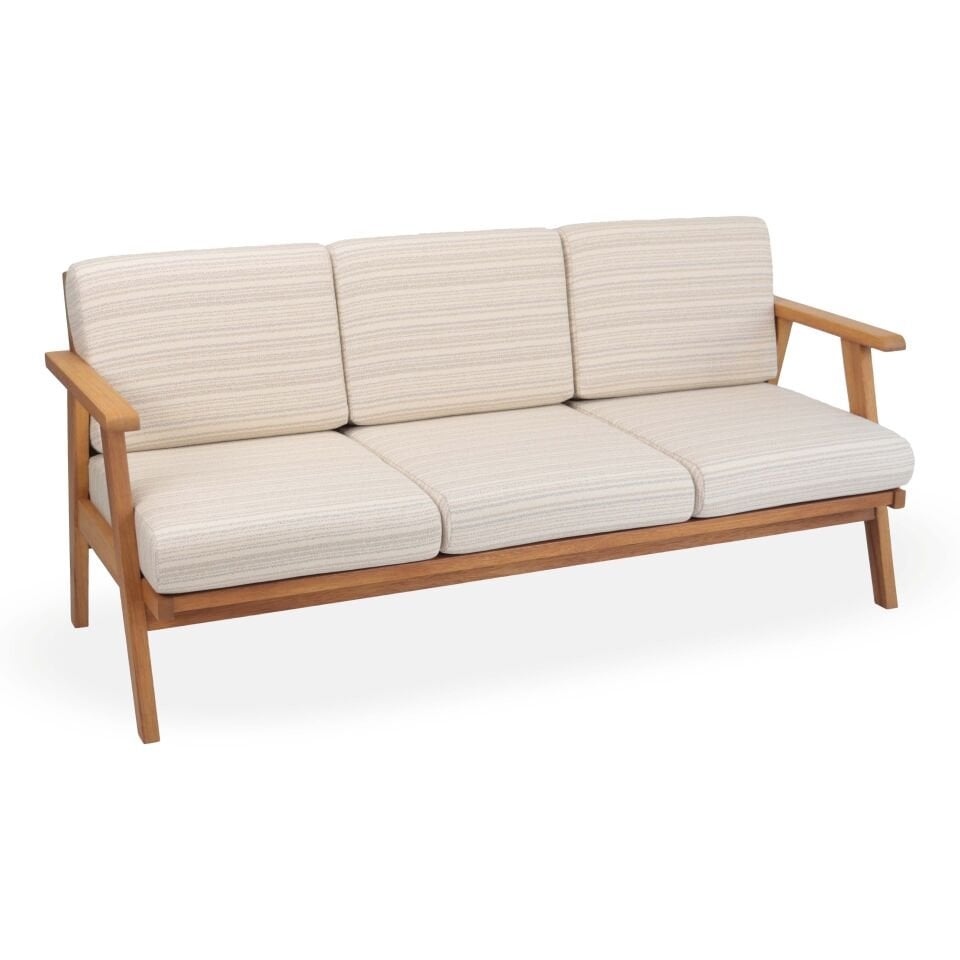 İroko Mola Balkon Bahçe Üçlü Koltuk