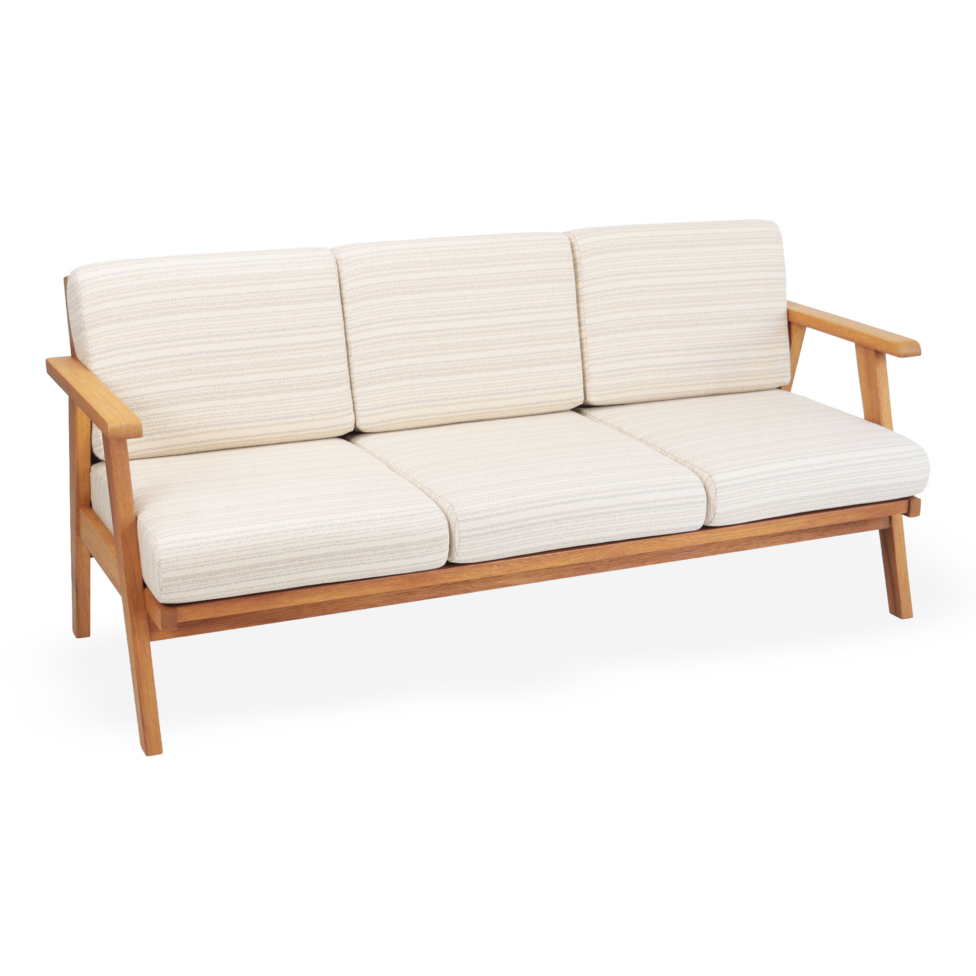 İroko Mola Balkon Bahçe Üçlü Koltuk