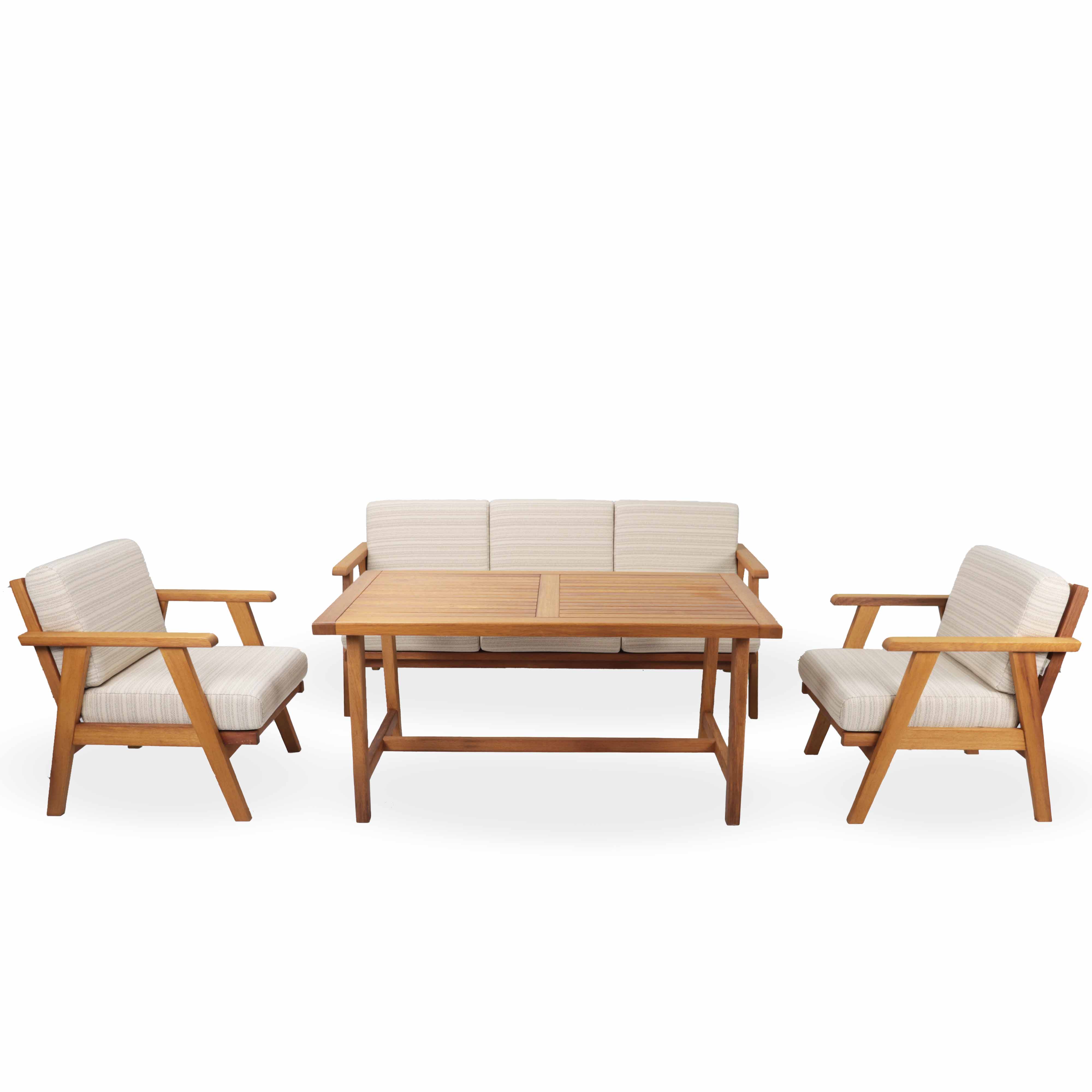 İroko Mola Balkon Bahçe Oturma Grubu