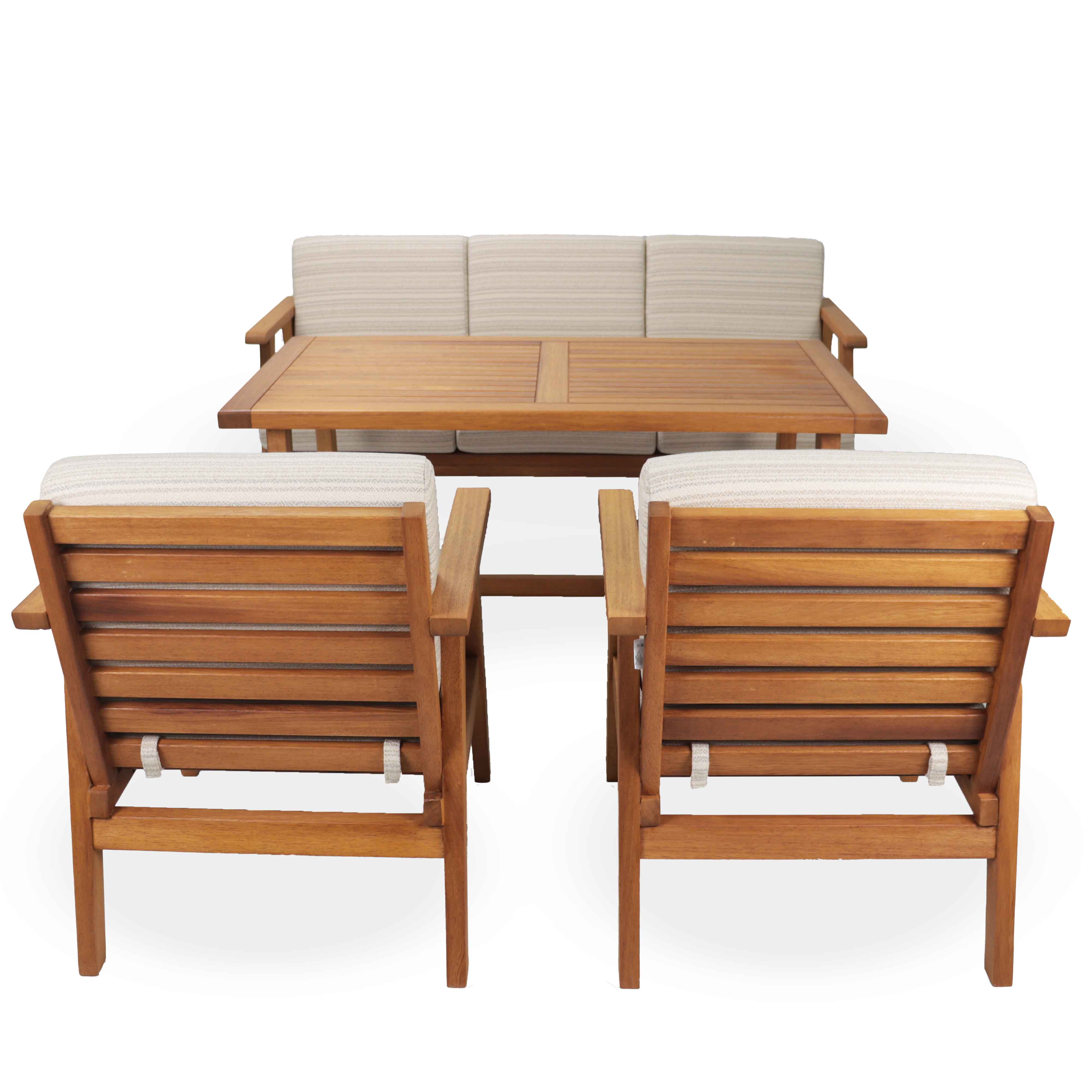 İroko Mola Balkon Bahçe Oturma Grubu