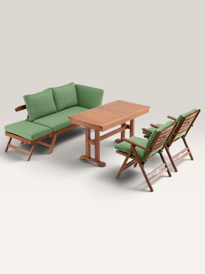 Babil Bench Balkon Bahçe Oturma Grubu