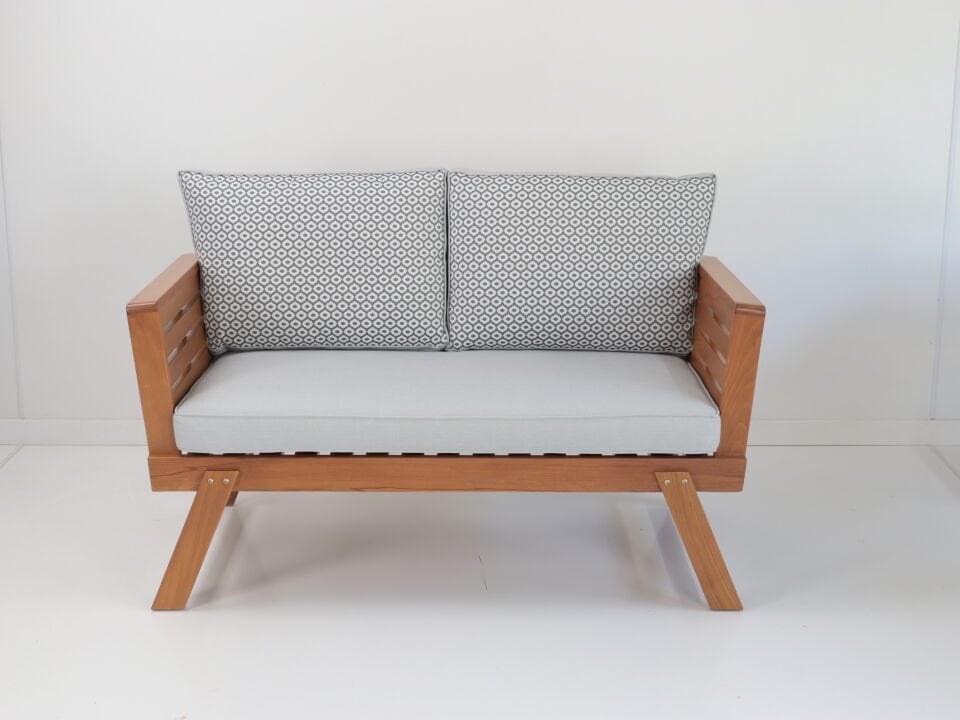 Babil Balkon Bahçe İkili Koltuk - Bal Rengi