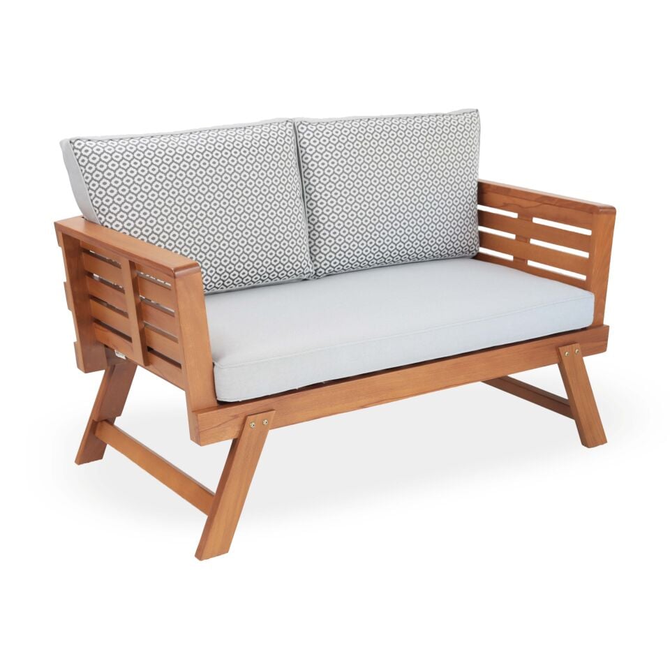 Babil Balkon Bahçe İkili Koltuk - Bal Rengi