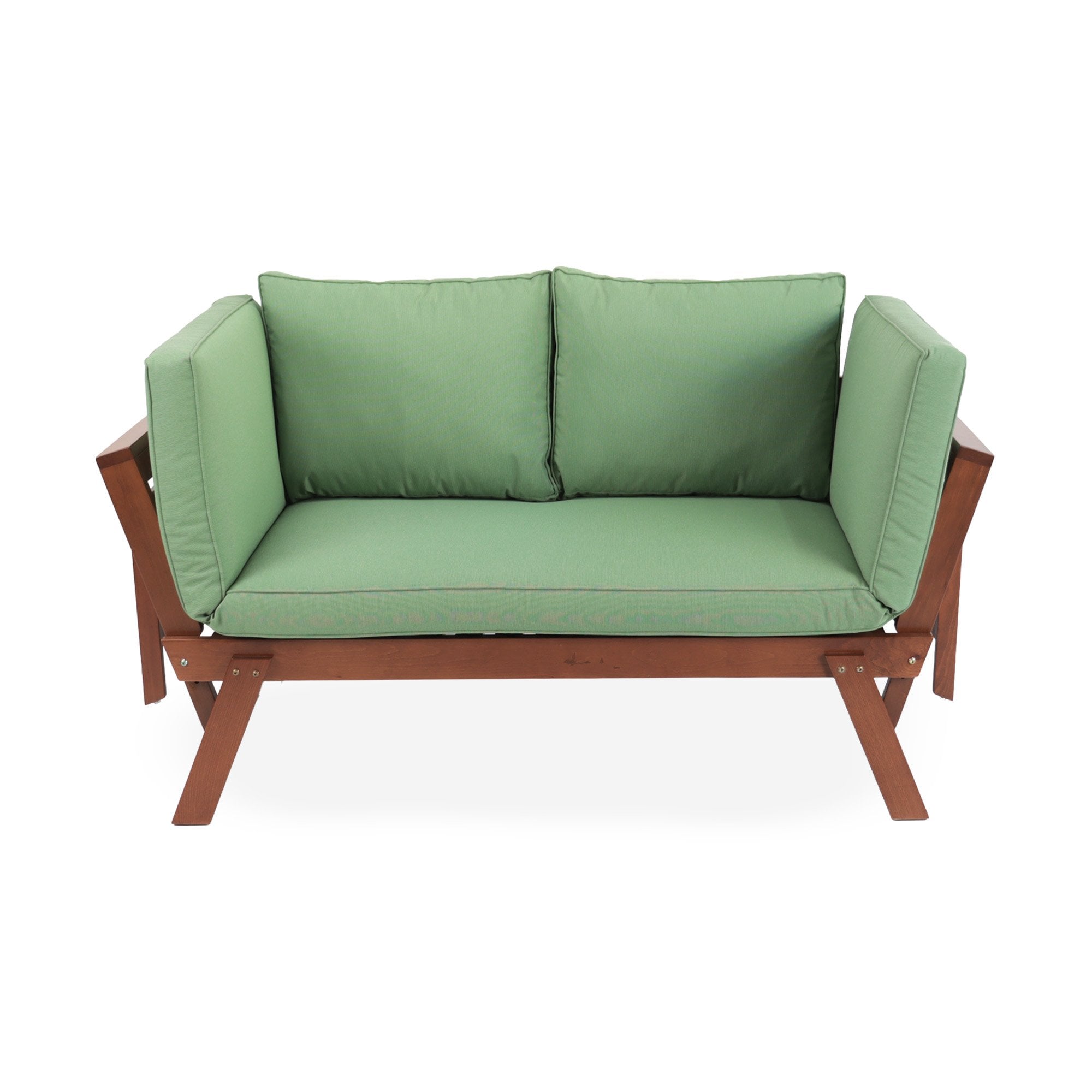 Babil Bench Balkon Bahçe Üçlü Koltuk Sunremo Yeşil