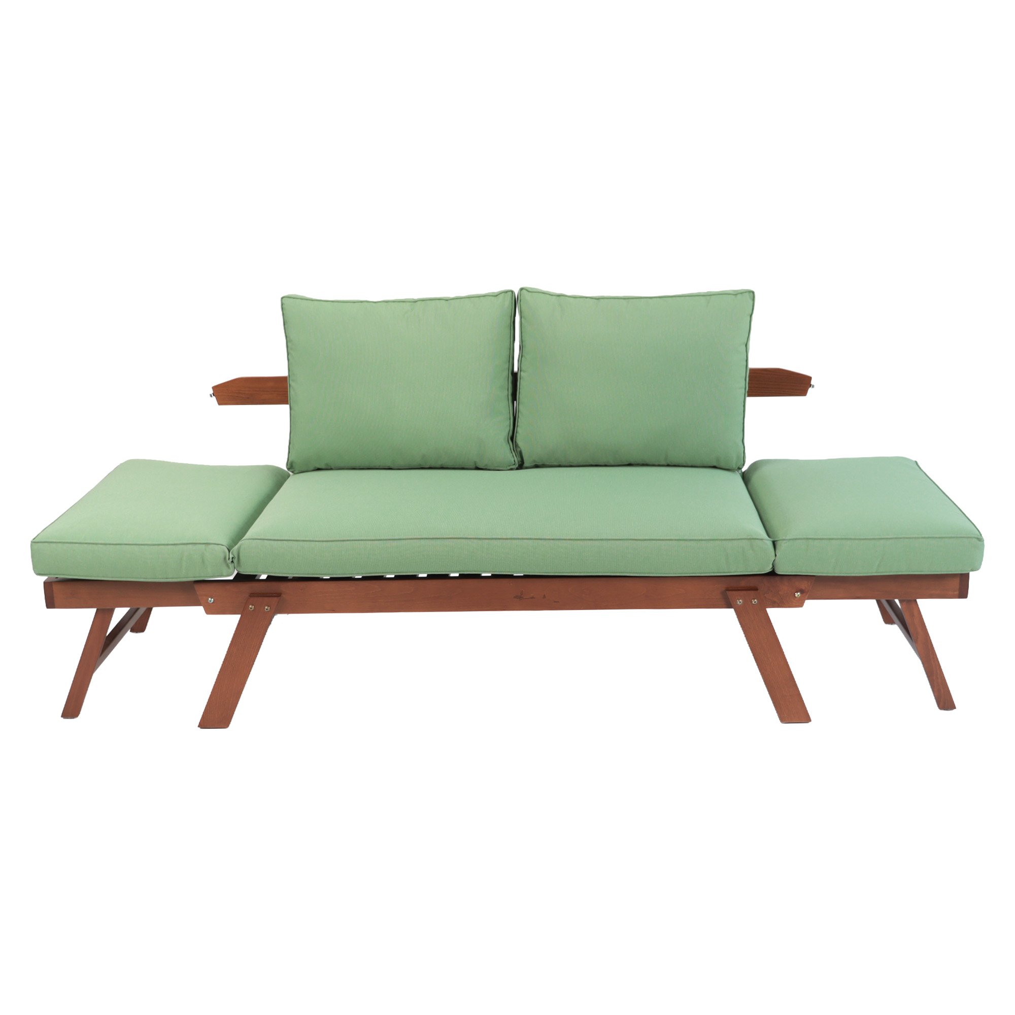 Babil Bench Balkon Bahçe Üçlü Koltuk Sunremo Yeşil