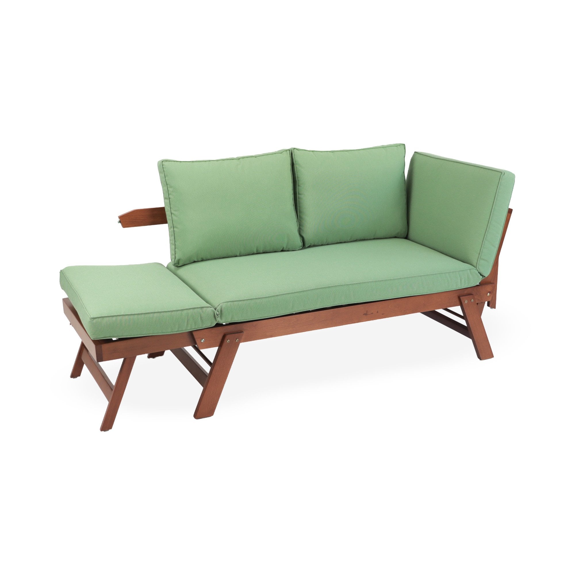 Babil Bench Balkon Bahçe Üçlü Koltuk Sunremo Yeşil