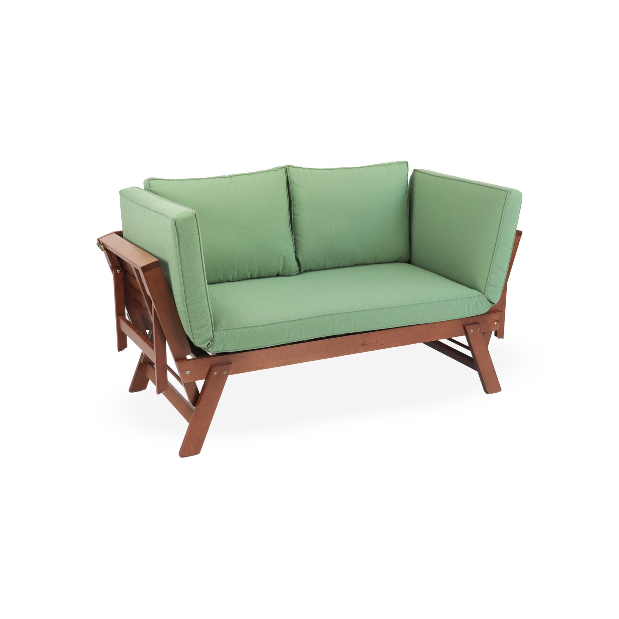 Babil Bench Balkon Bahçe Üçlü Koltuk Sunremo Yeşil