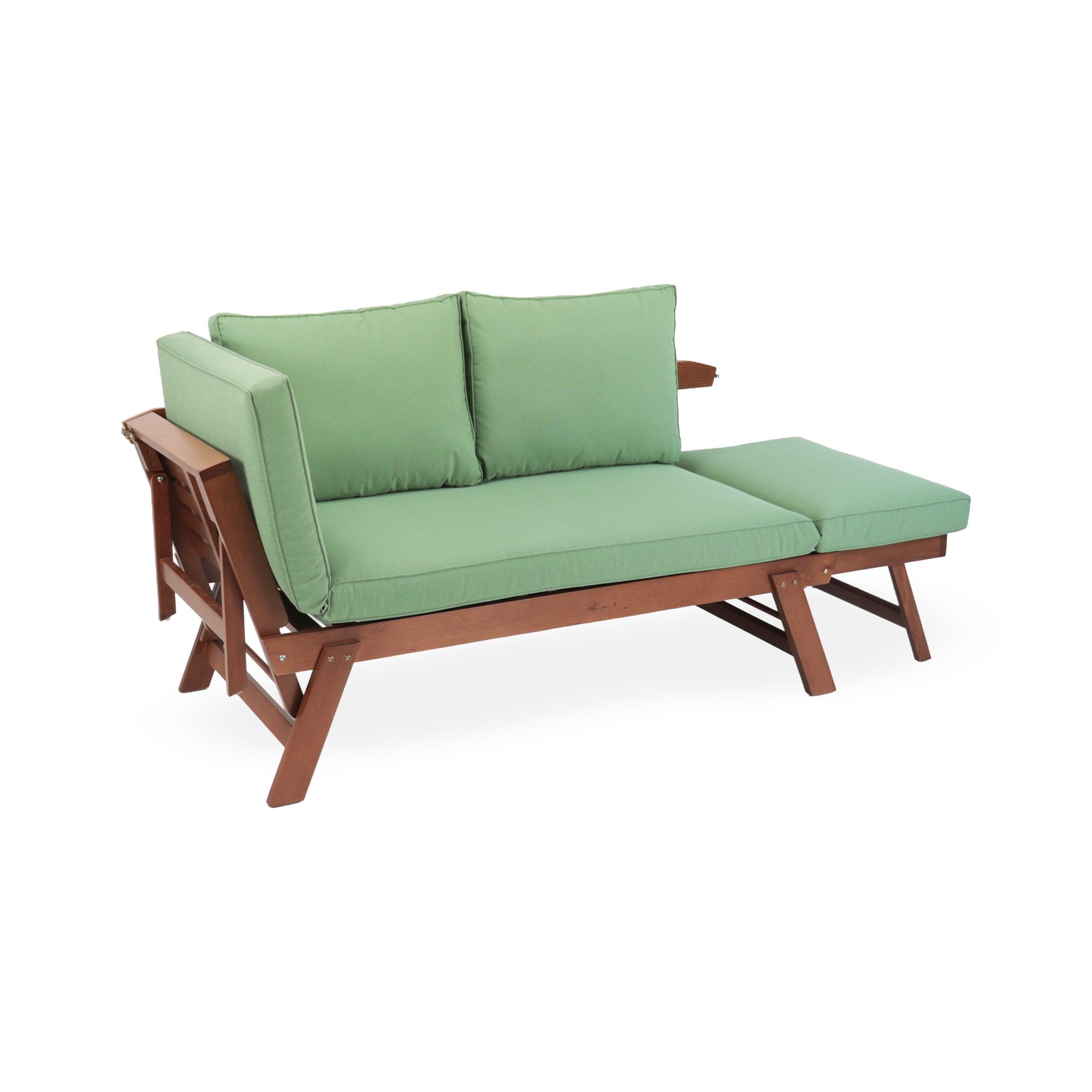 Babil Bench Balkon Bahçe Üçlü Koltuk Sunremo Yeşil