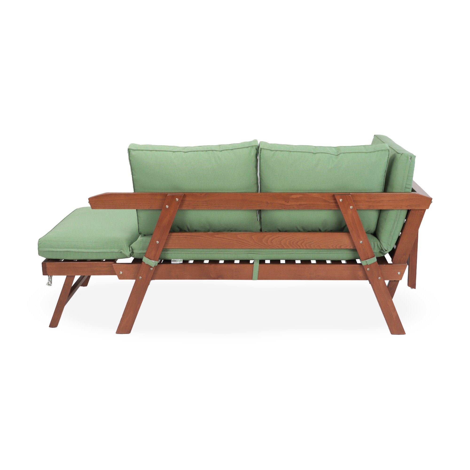 Babil Bench Balkon Bahçe Üçlü Koltuk Sunremo Yeşil