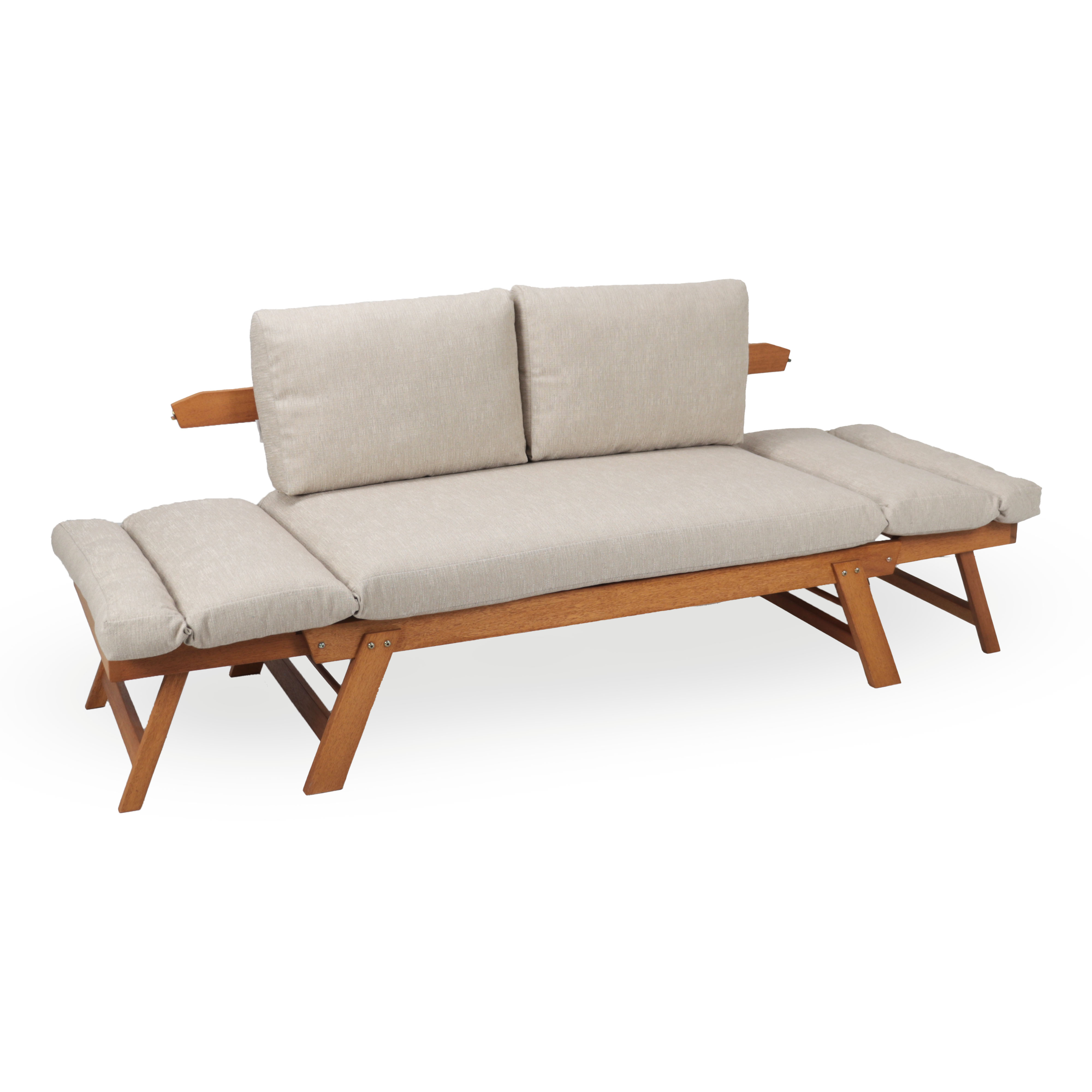 İroko Babil Bench Balkon Bahçe Üçlü Koltuk Miami Braga 027