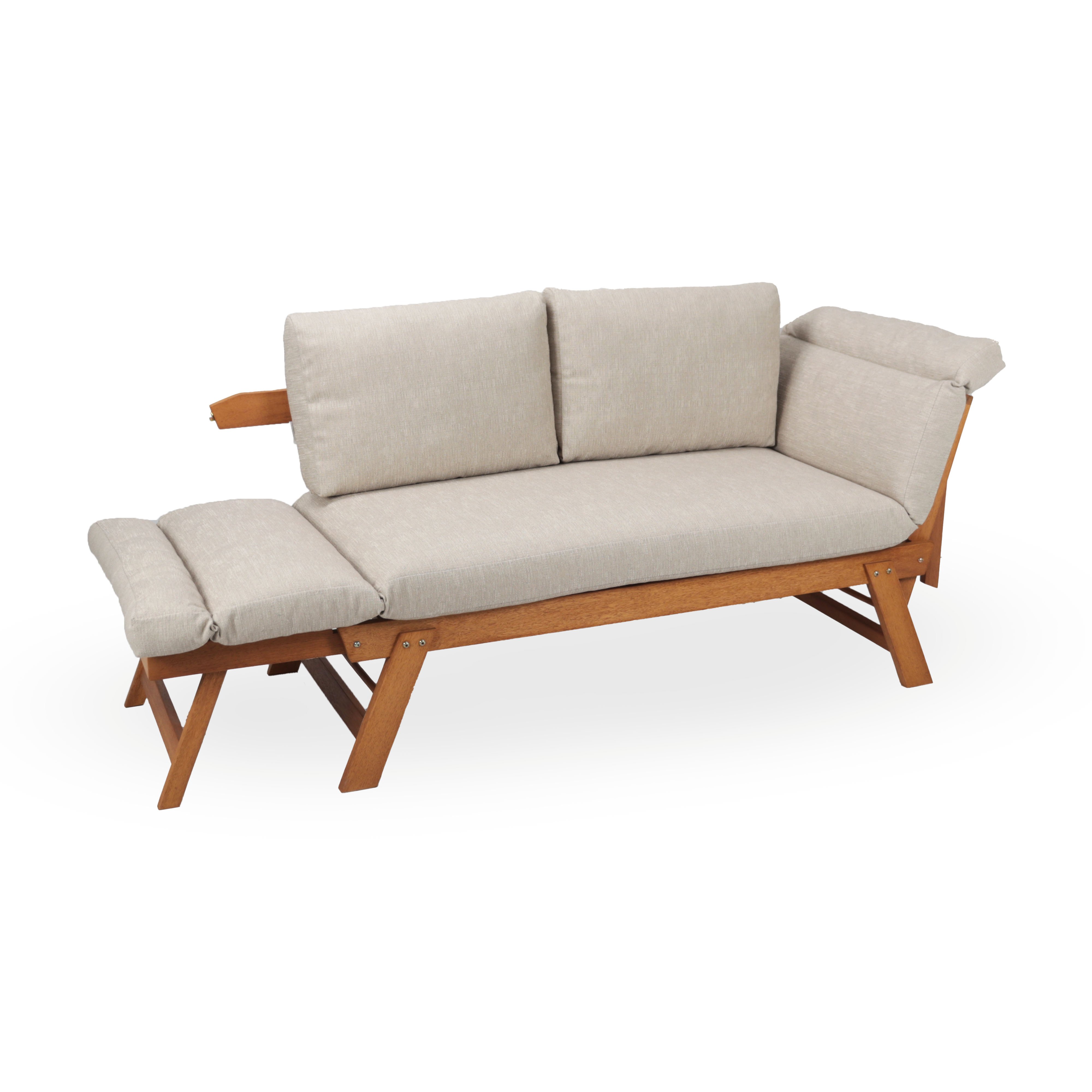 İroko Babil Bench Balkon Bahçe Üçlü Koltuk Miami Braga 027