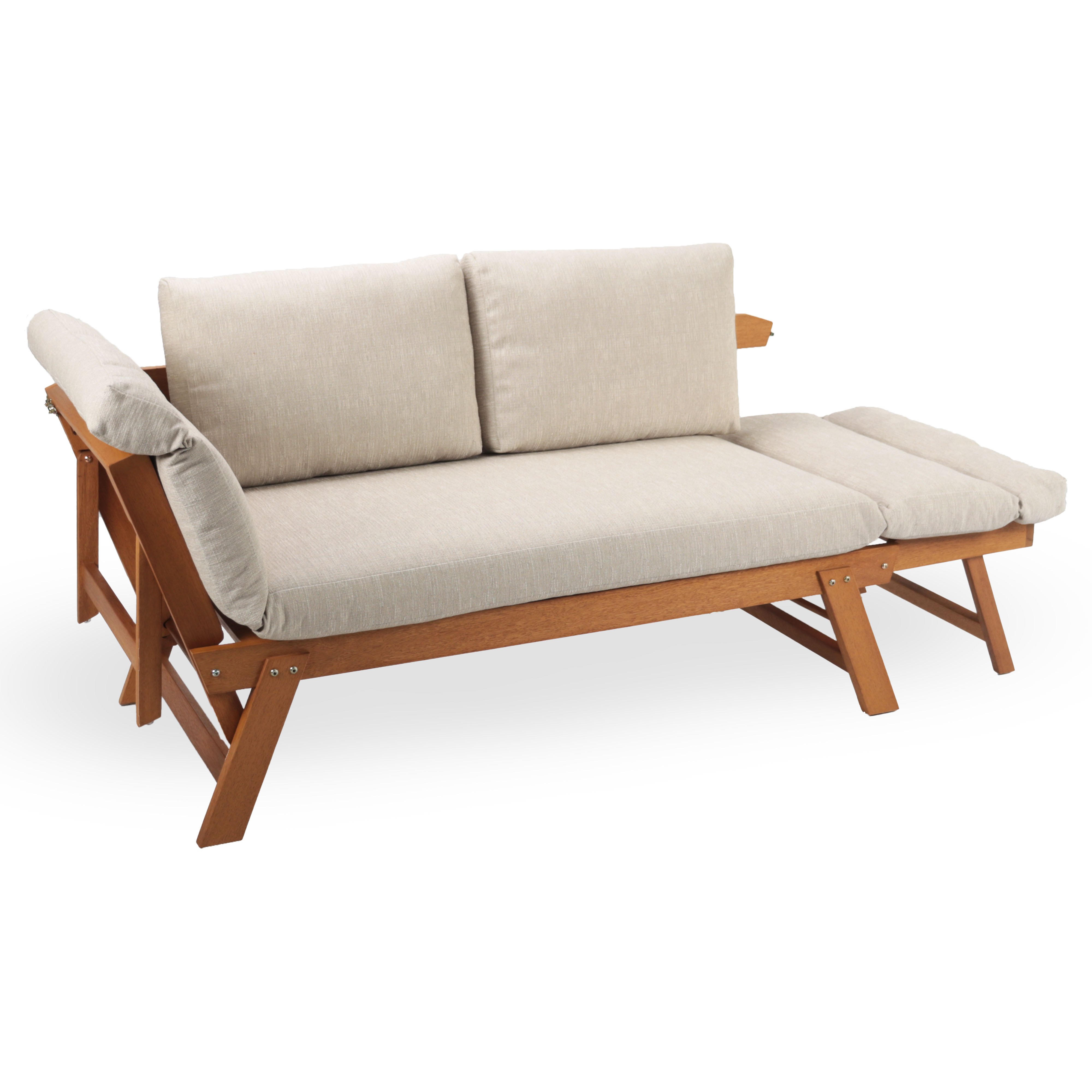 İroko Babil Bench Balkon Bahçe Üçlü Koltuk Miami Braga 027