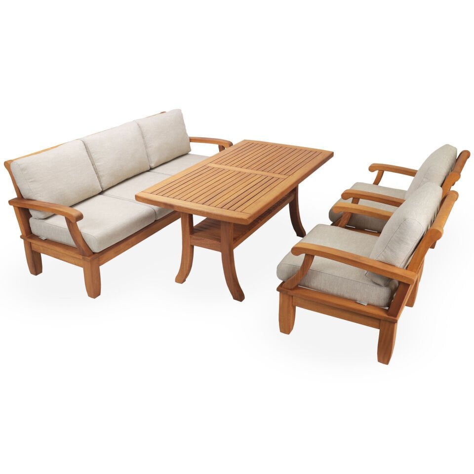 İroko Royal Balkon Bahçe Oturma Grubu