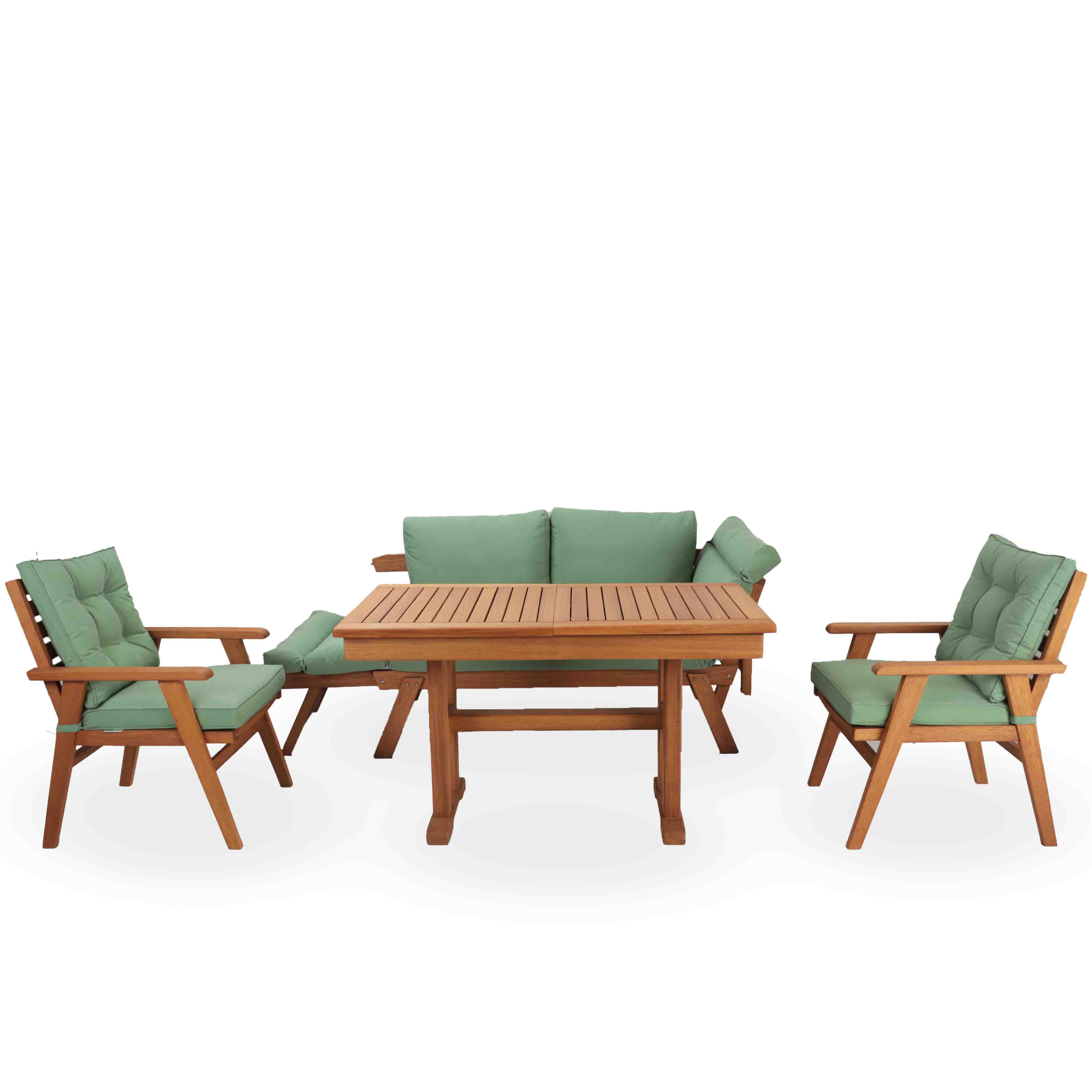 İroko Babil Bench Balkon Bahçe Oturma Grubu