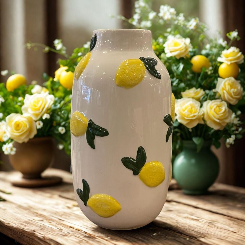 Seramik Limon Vazo