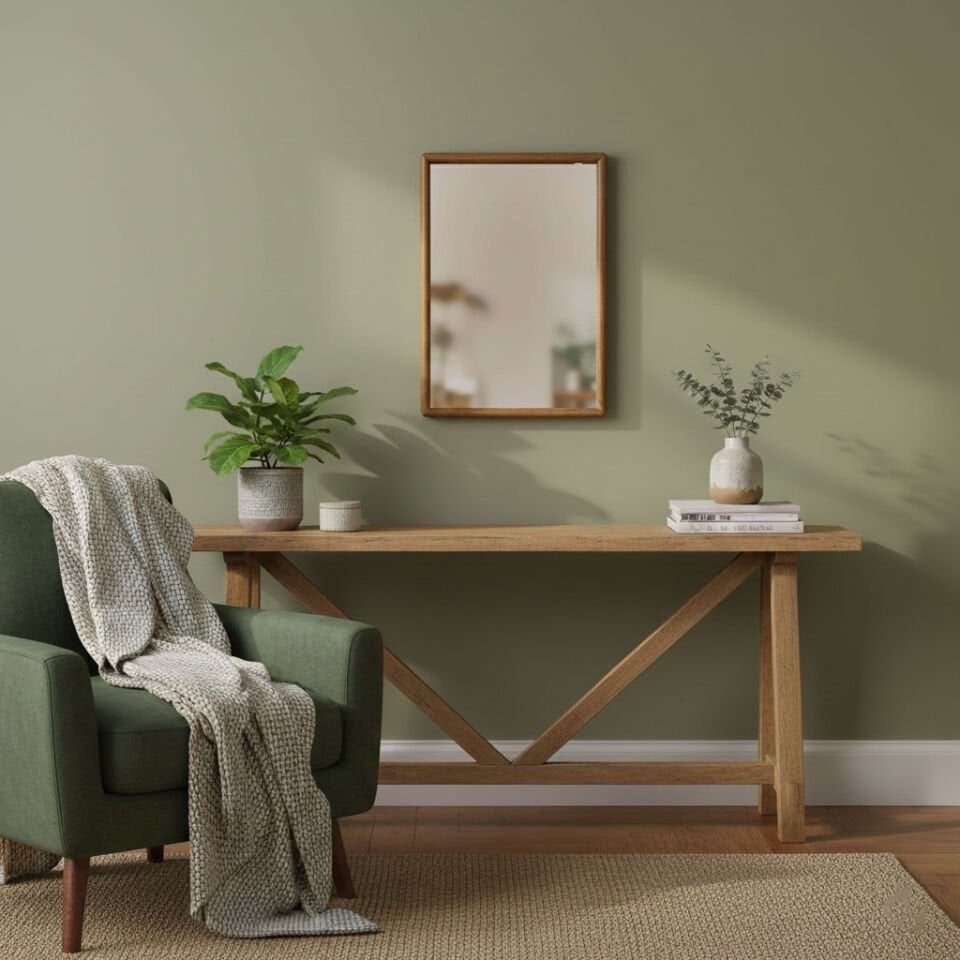 Ahşap Çerçeveli Dekoratif Duvar Aynası