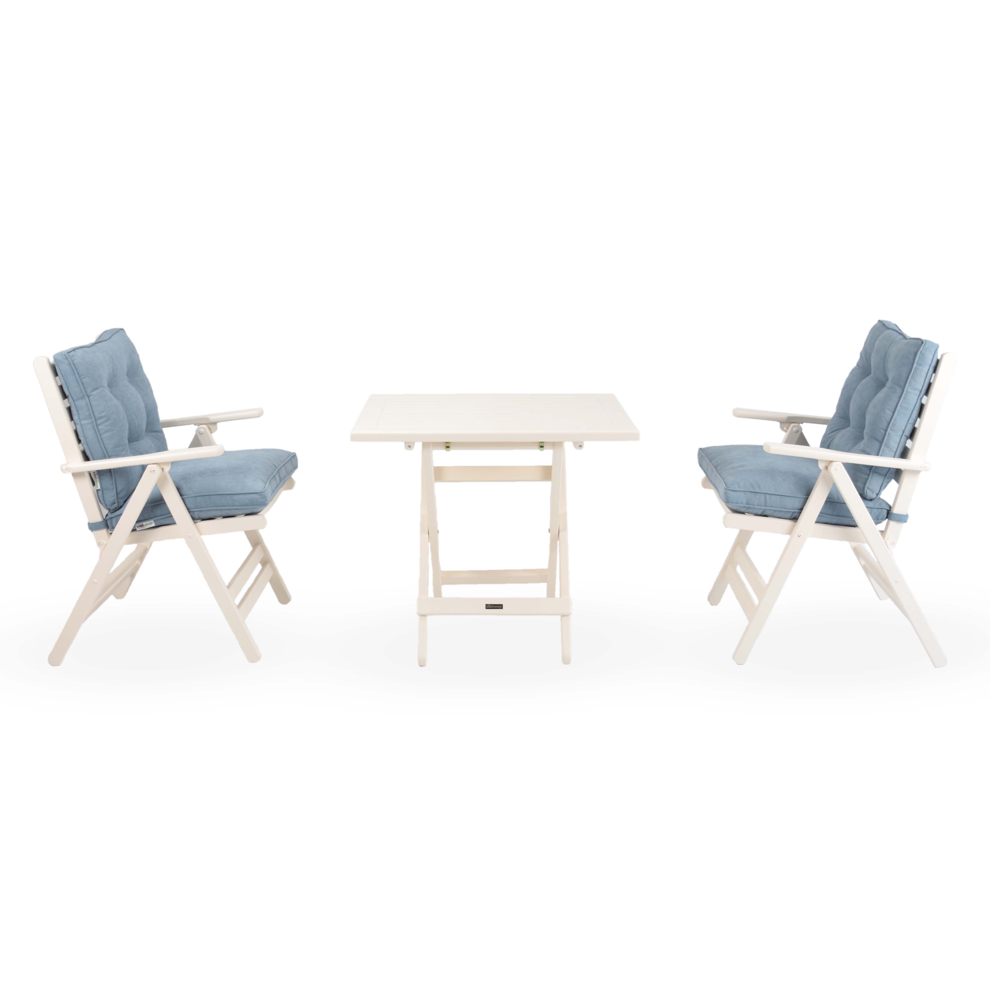 Madrid Masa Sandalye Seti - Kemik Rengi