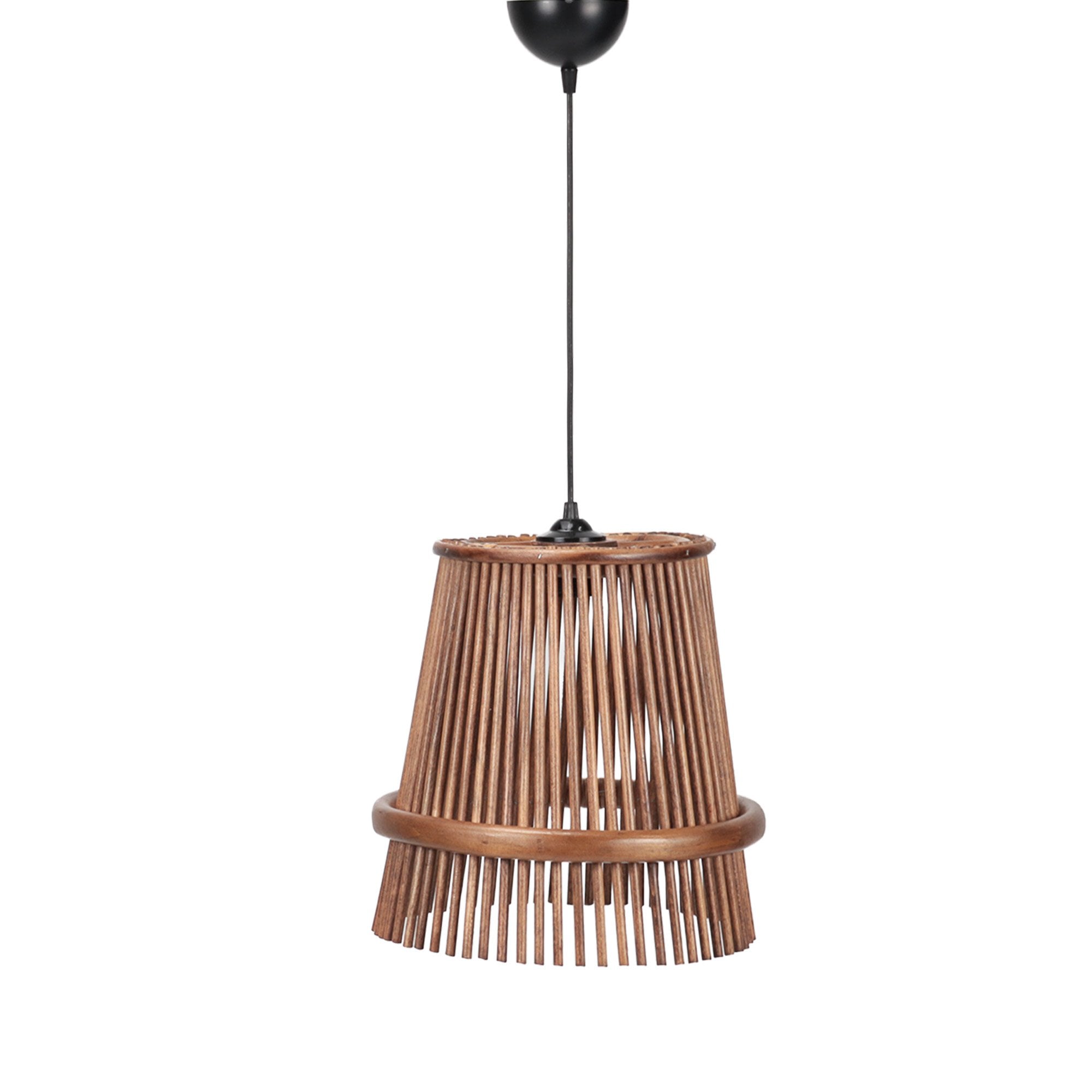 Bambu Konik Avize Ceviz