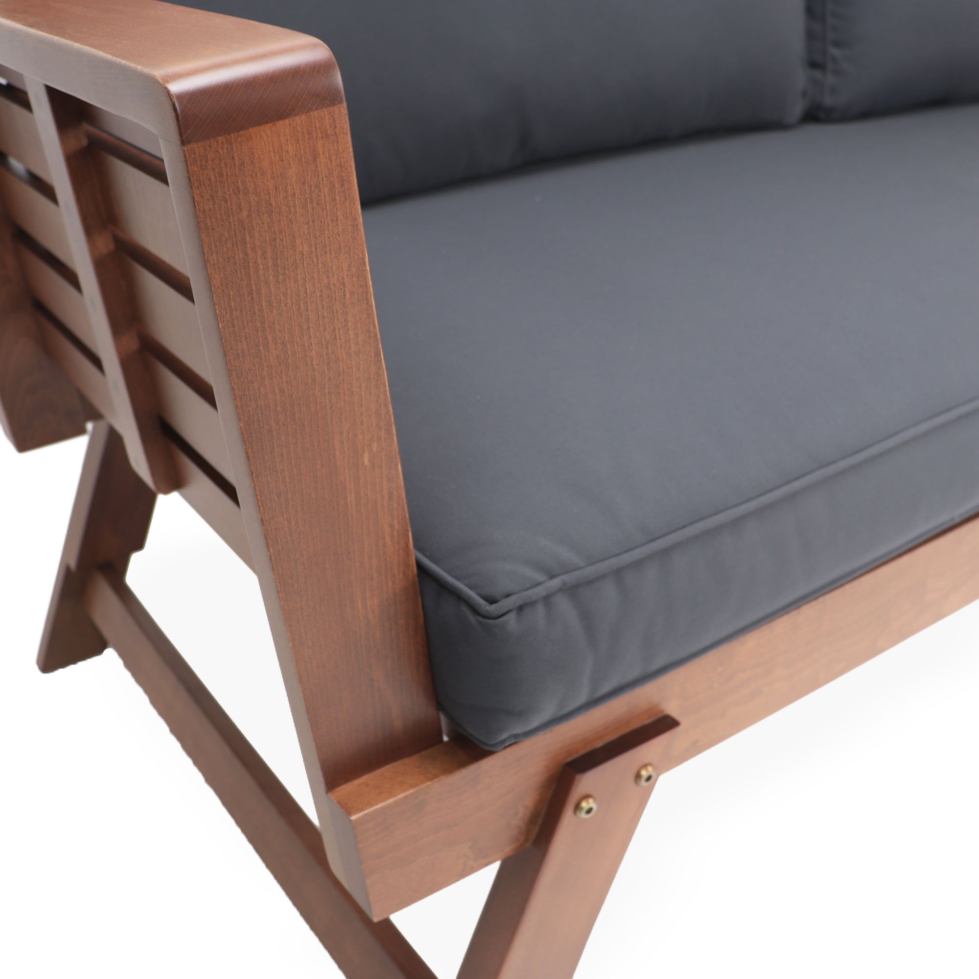 Babil Balkon Bahçe Üçlü Koltuk