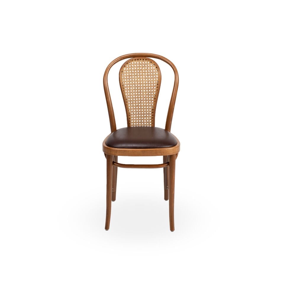 Thonet No 18 Hazeran Sırtlı Döşemeli Sandalye