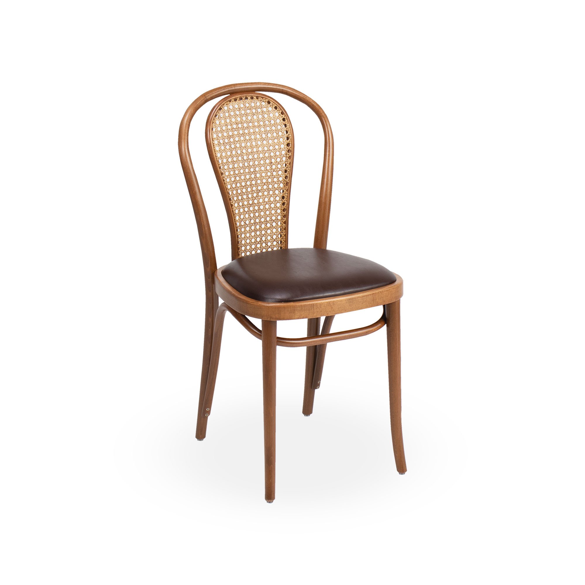 Thonet No 18 Hazeran Sırtlı Döşemeli Sandalye