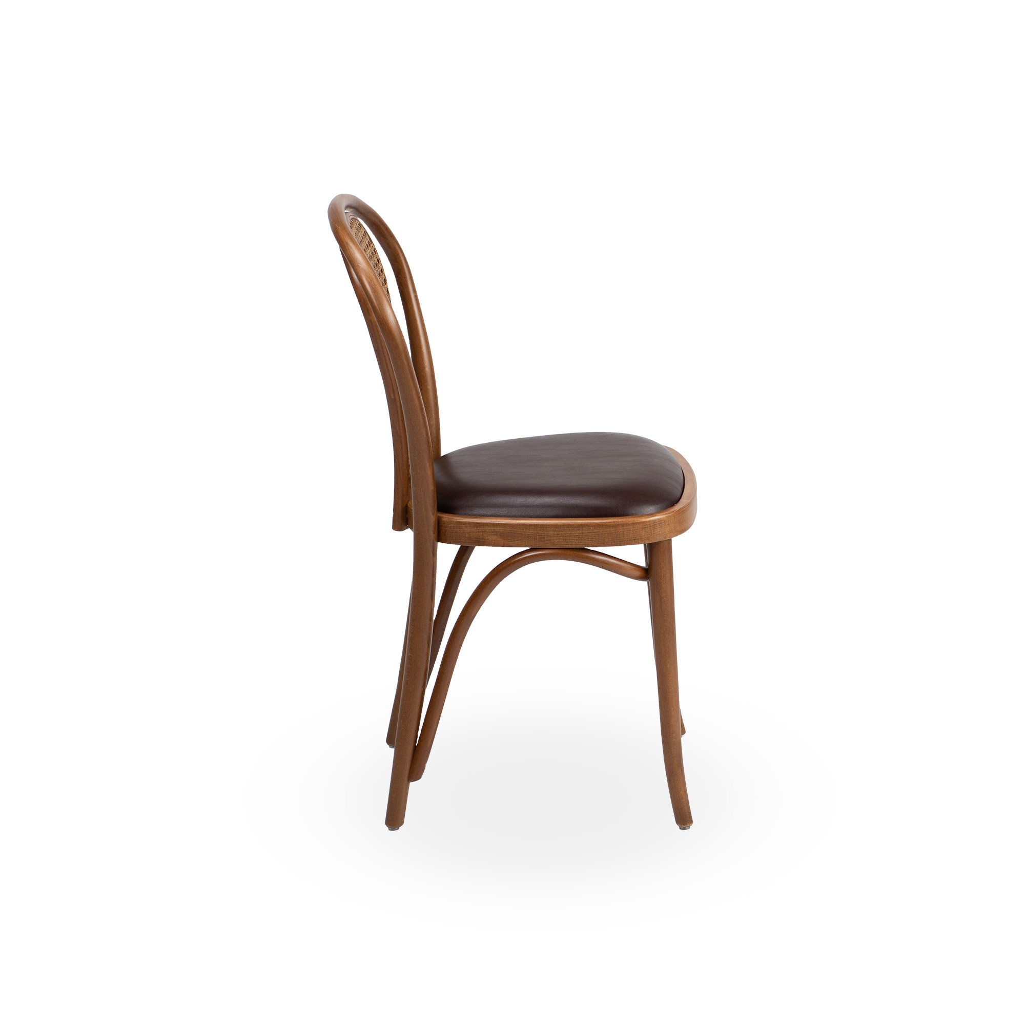 Thonet No 18 Hazeran Sırtlı Döşemeli Sandalye