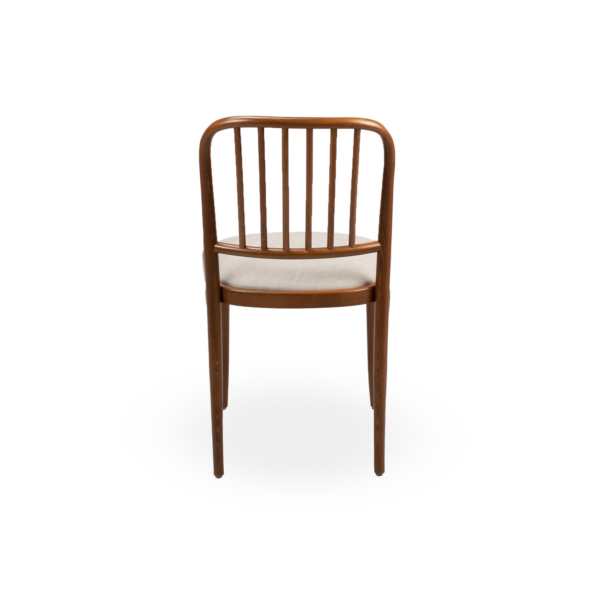 Hoffman Ahşap Sırtlı Döşemeli Sandalye