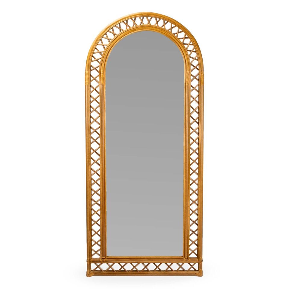 Ayaklı Boy Aynası - Bal Rengi