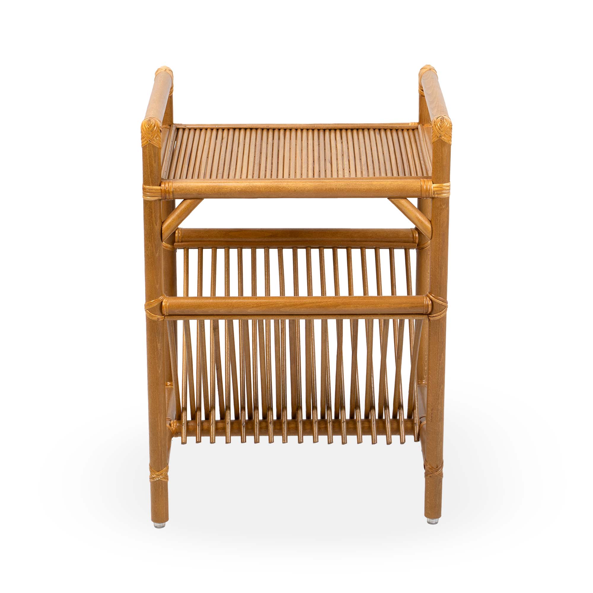 Bambu Sehpalı Gazetelik - Bal Rengi