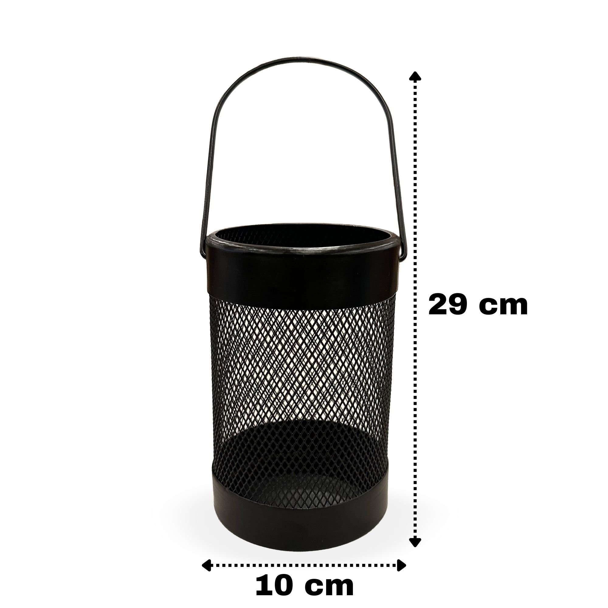 Küçük Metal Lantern - Siyah