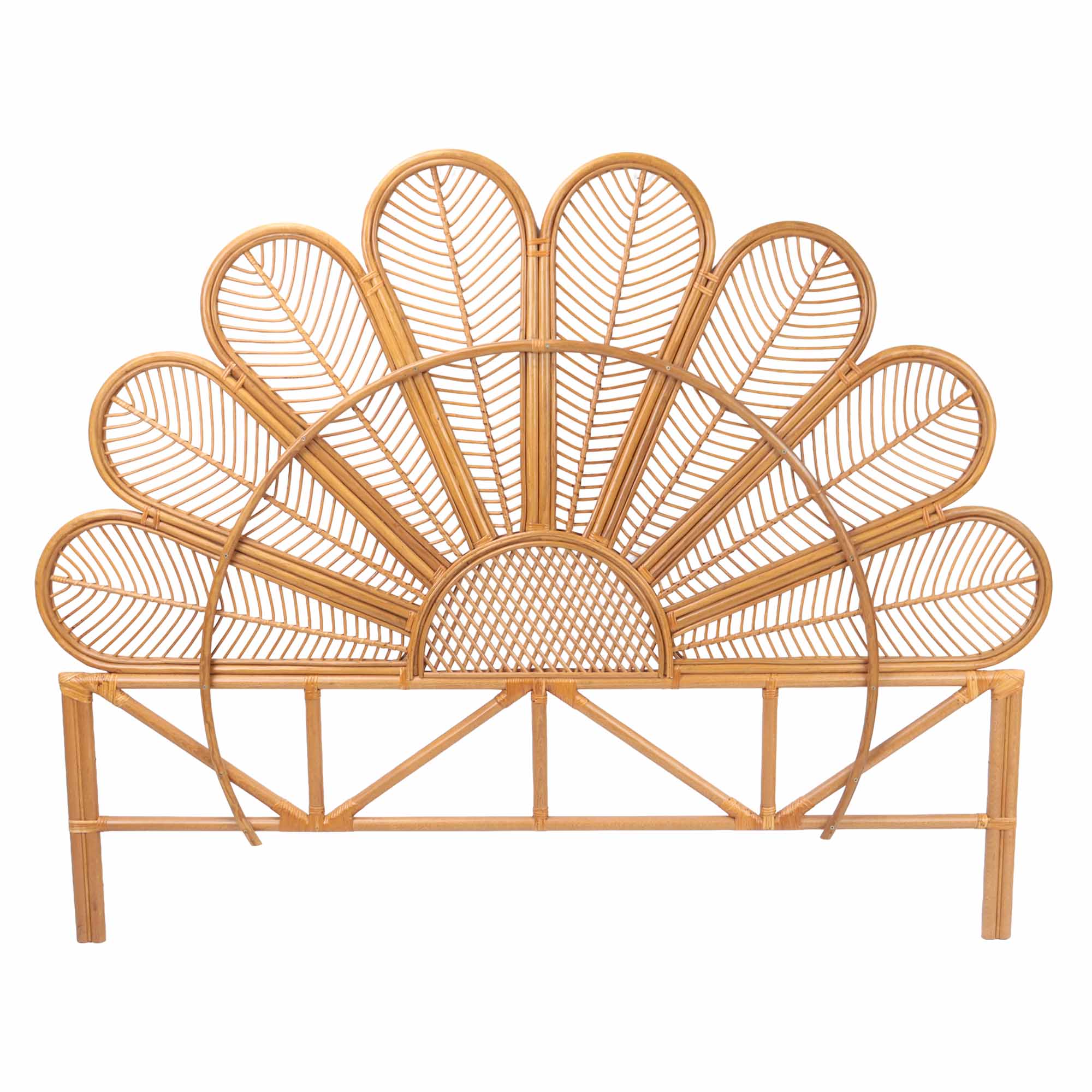 Bambu Karyola & Yatak Başlığı - Bal Rengi