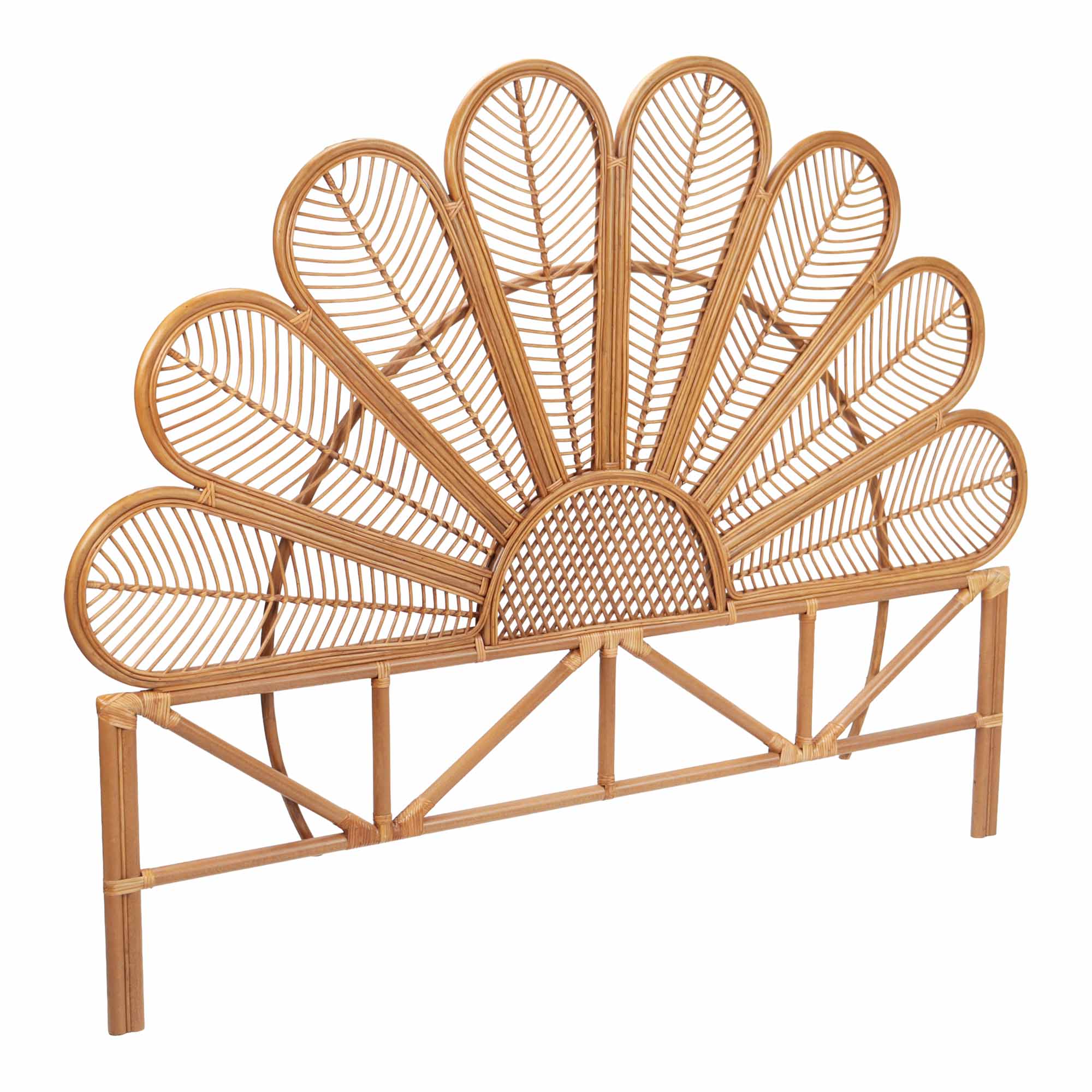 Bambu Karyola & Yatak Başlığı - Bal Rengi