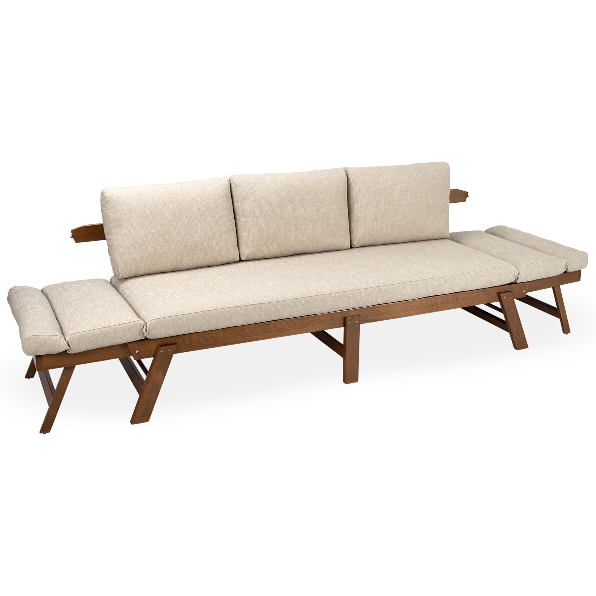 Babil Bench XL Balkon Bahçe Üçlü Koltuk