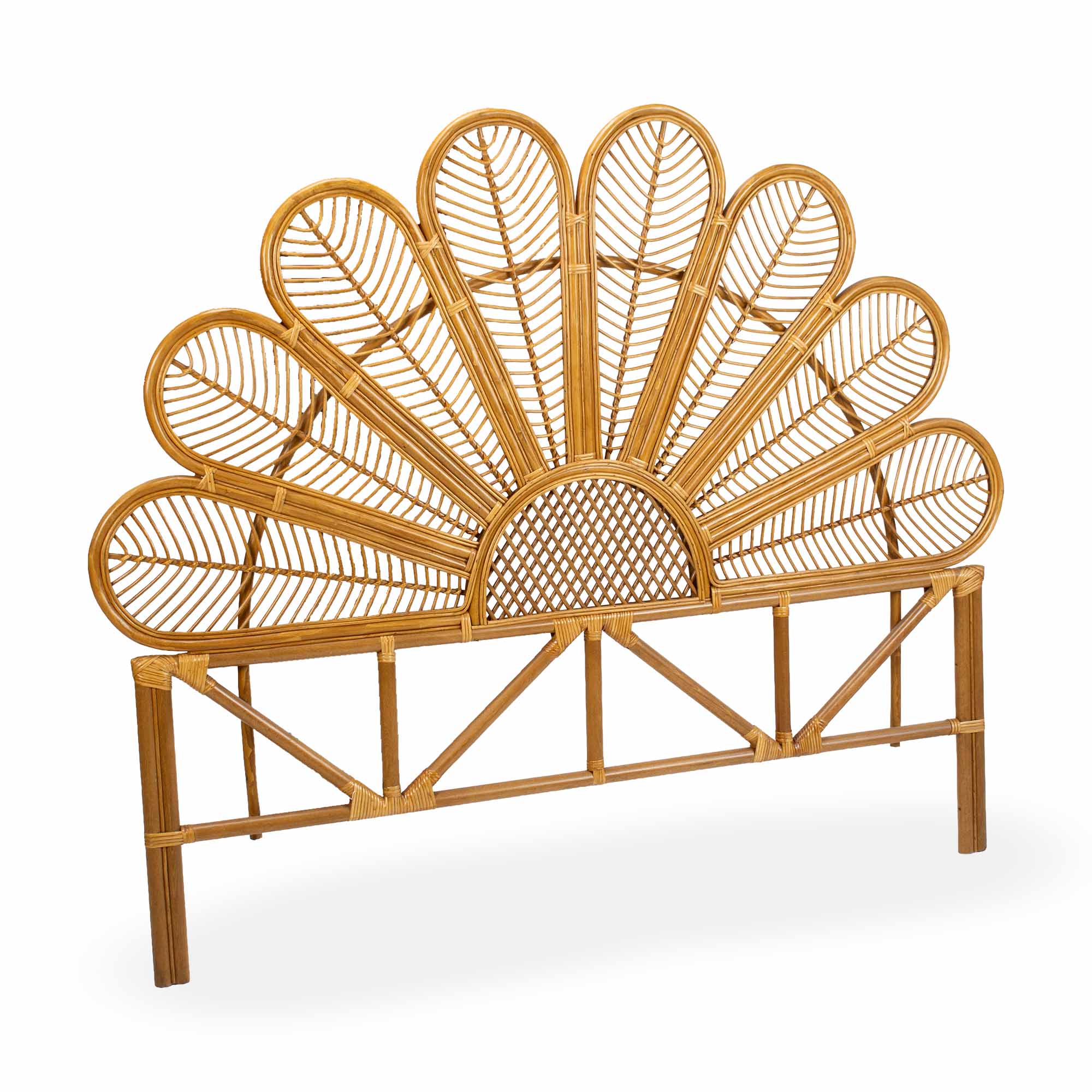 Bambu Yatak Başlığı - Bal Rengi 160 cm