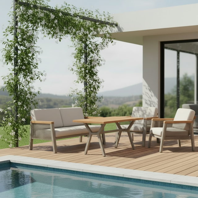 Vesper Mix Balkon Bahçe Oturma Grubu